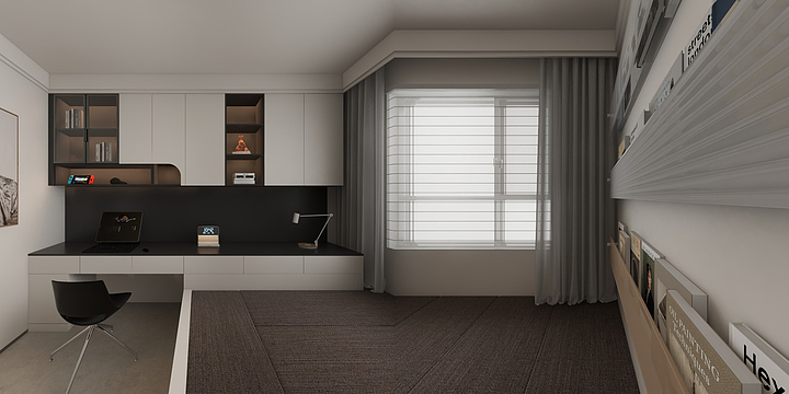 1K也用券-【天域蓝湾】现代极简-装修设计方案