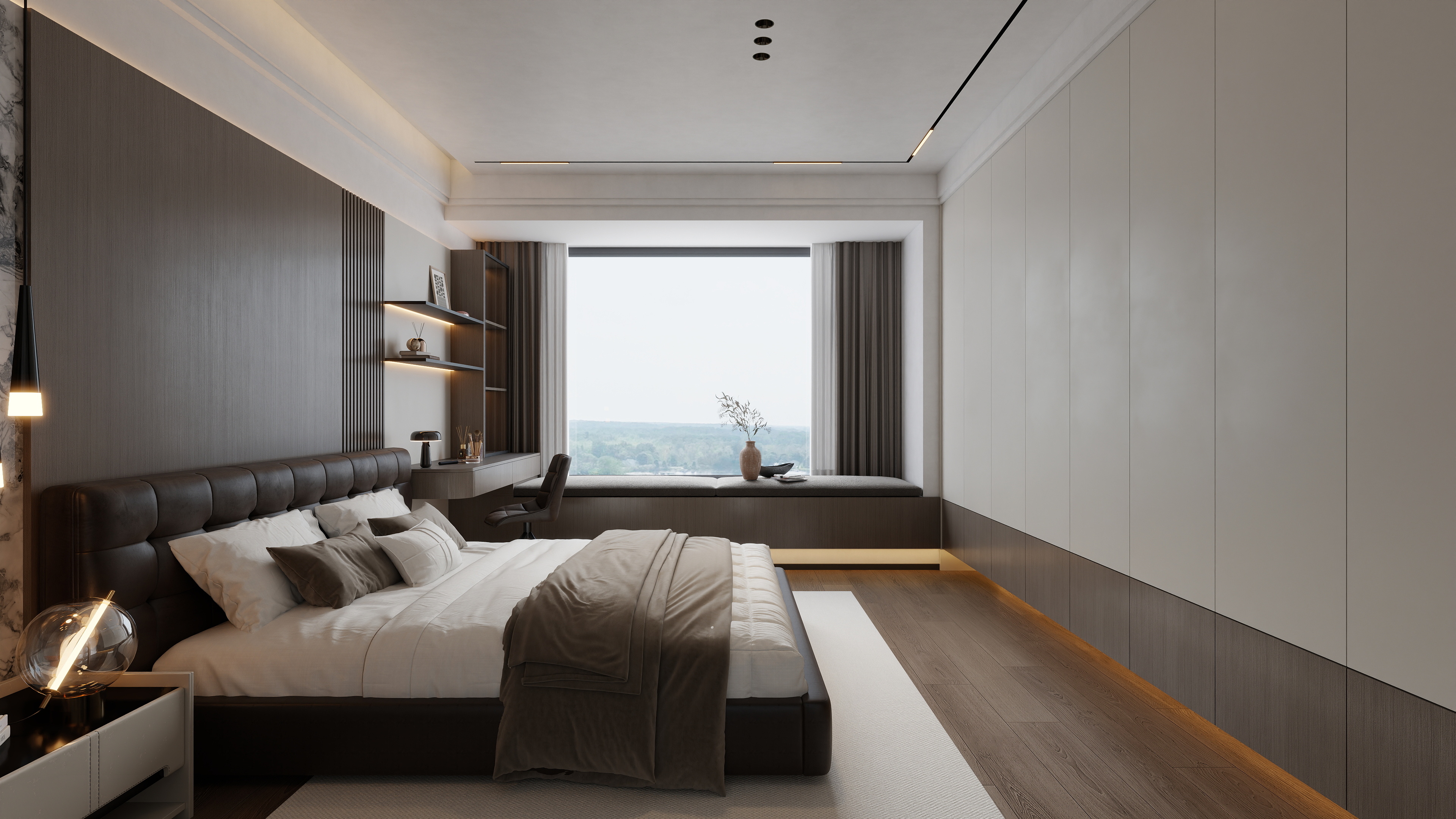 星空工作室Design-意式180㎡4室装修效果图