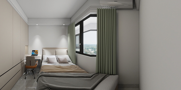 喜尔顿全案设计-保利奥体大都汇14栋403-副本-装修设计方案