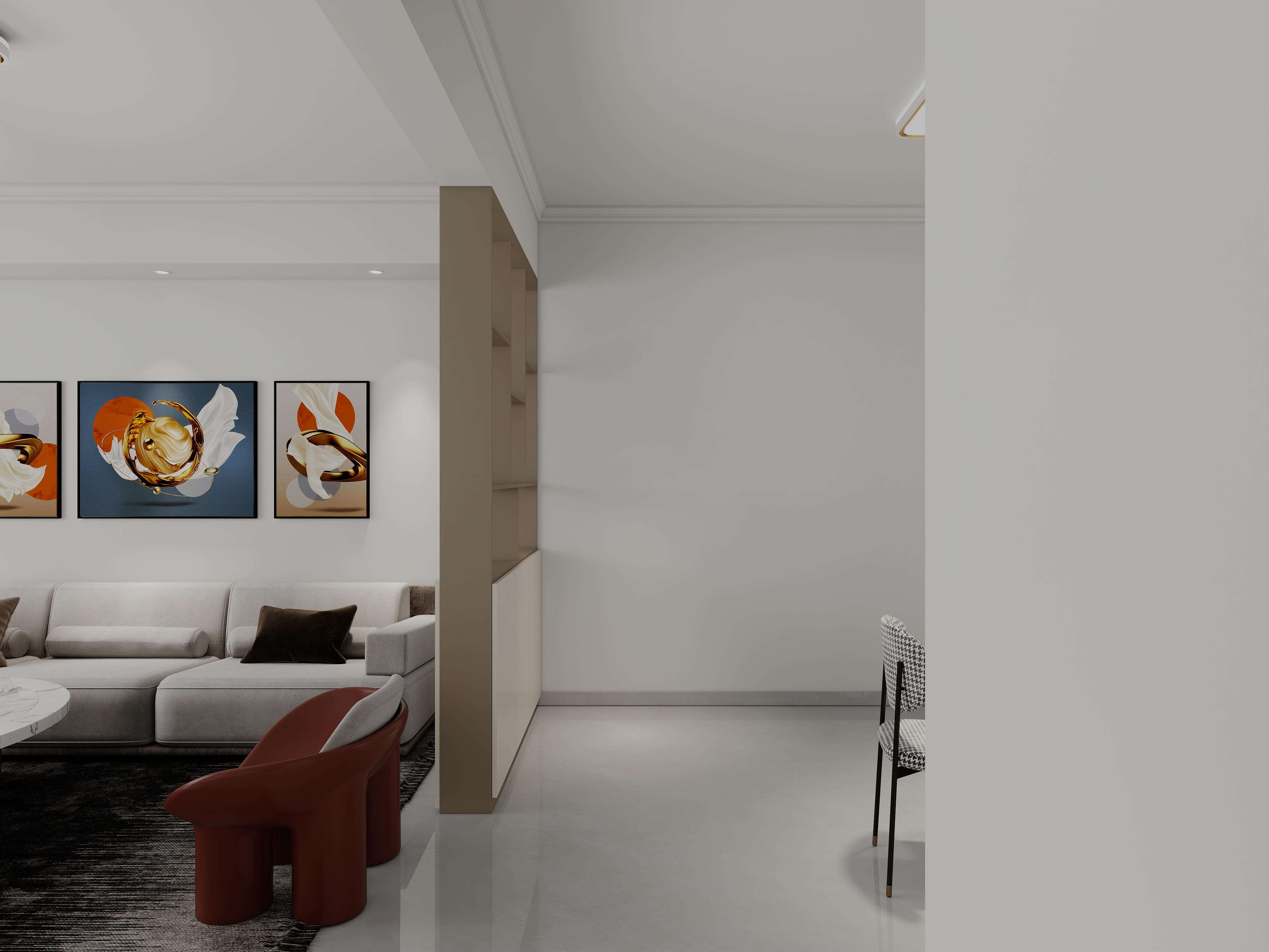 艺雅丽-137平现代简约  装修效果图