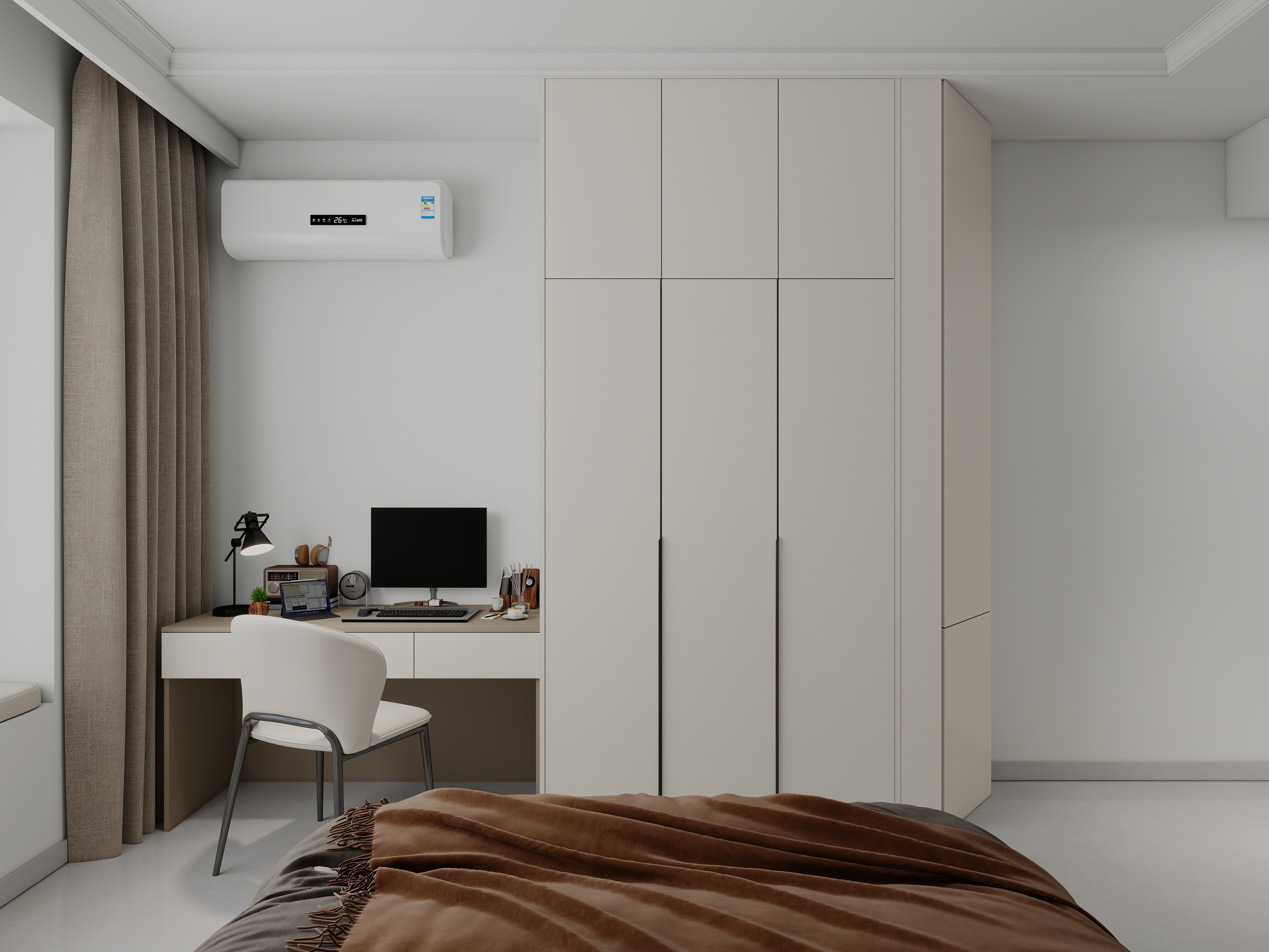 艺雅丽-137平现代简约  装修效果图