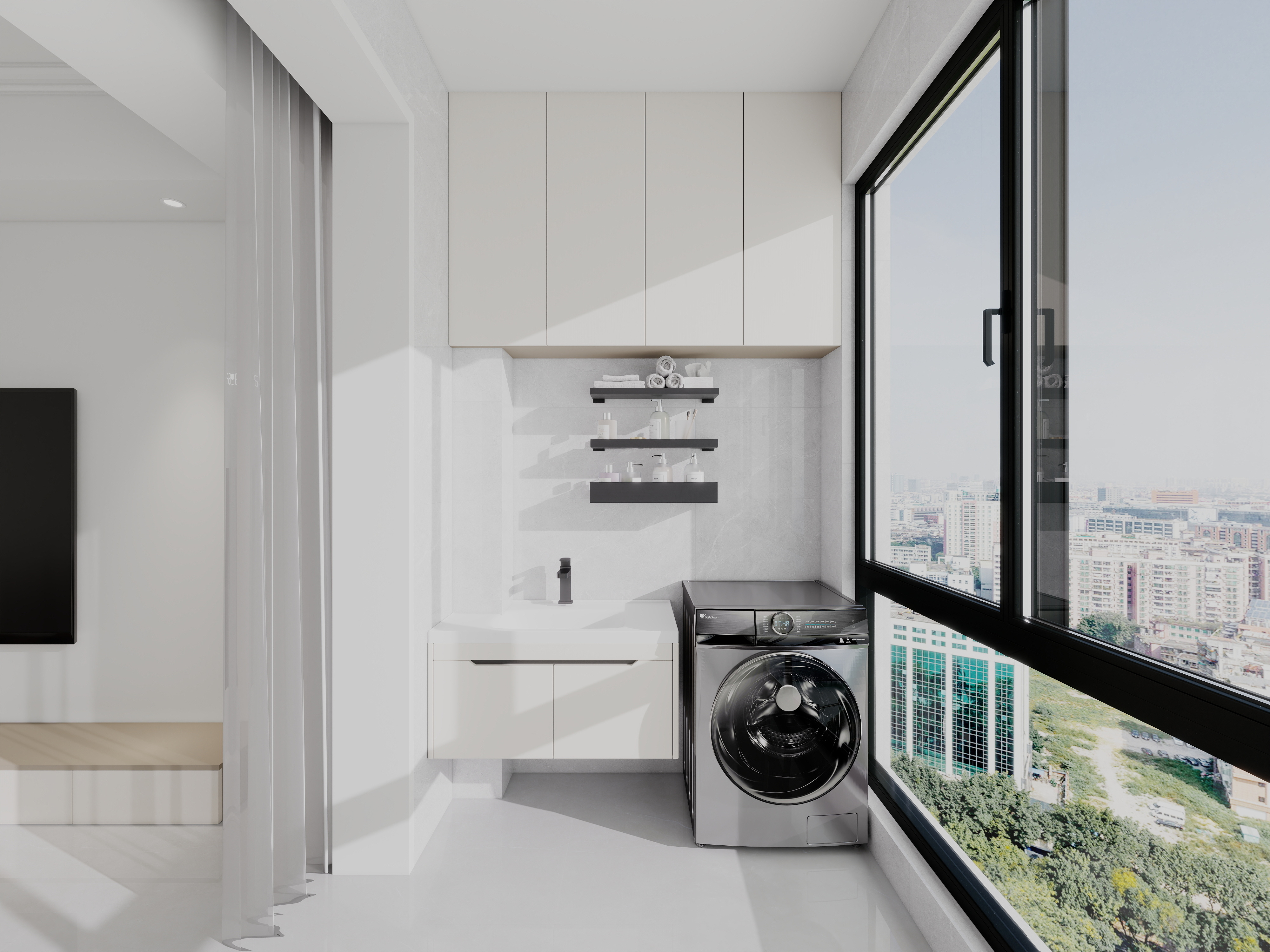 艺雅丽-137平现代简约  装修效果图