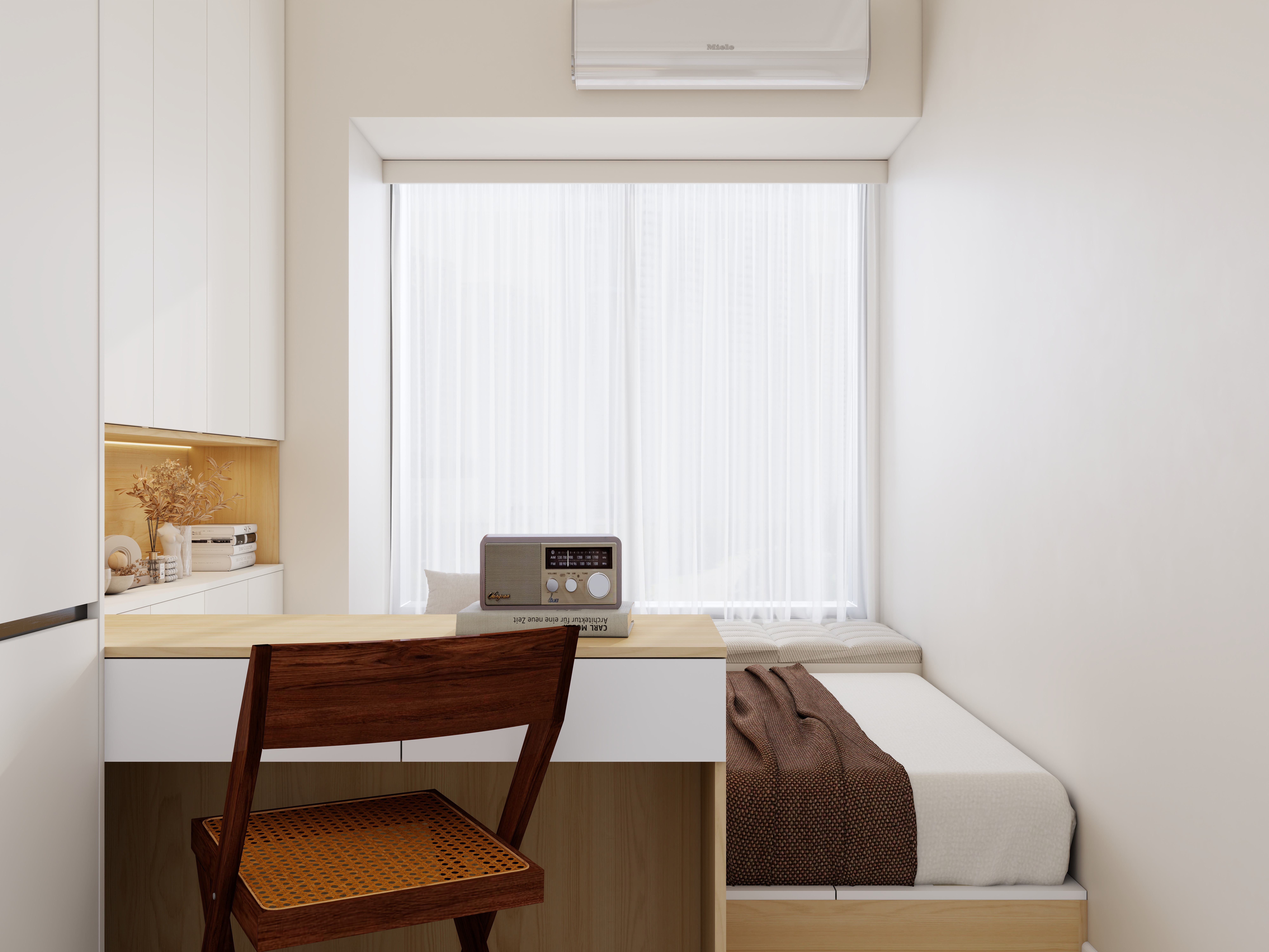 李佳洋-法式奶油风一层儿童房装修效果图第3张