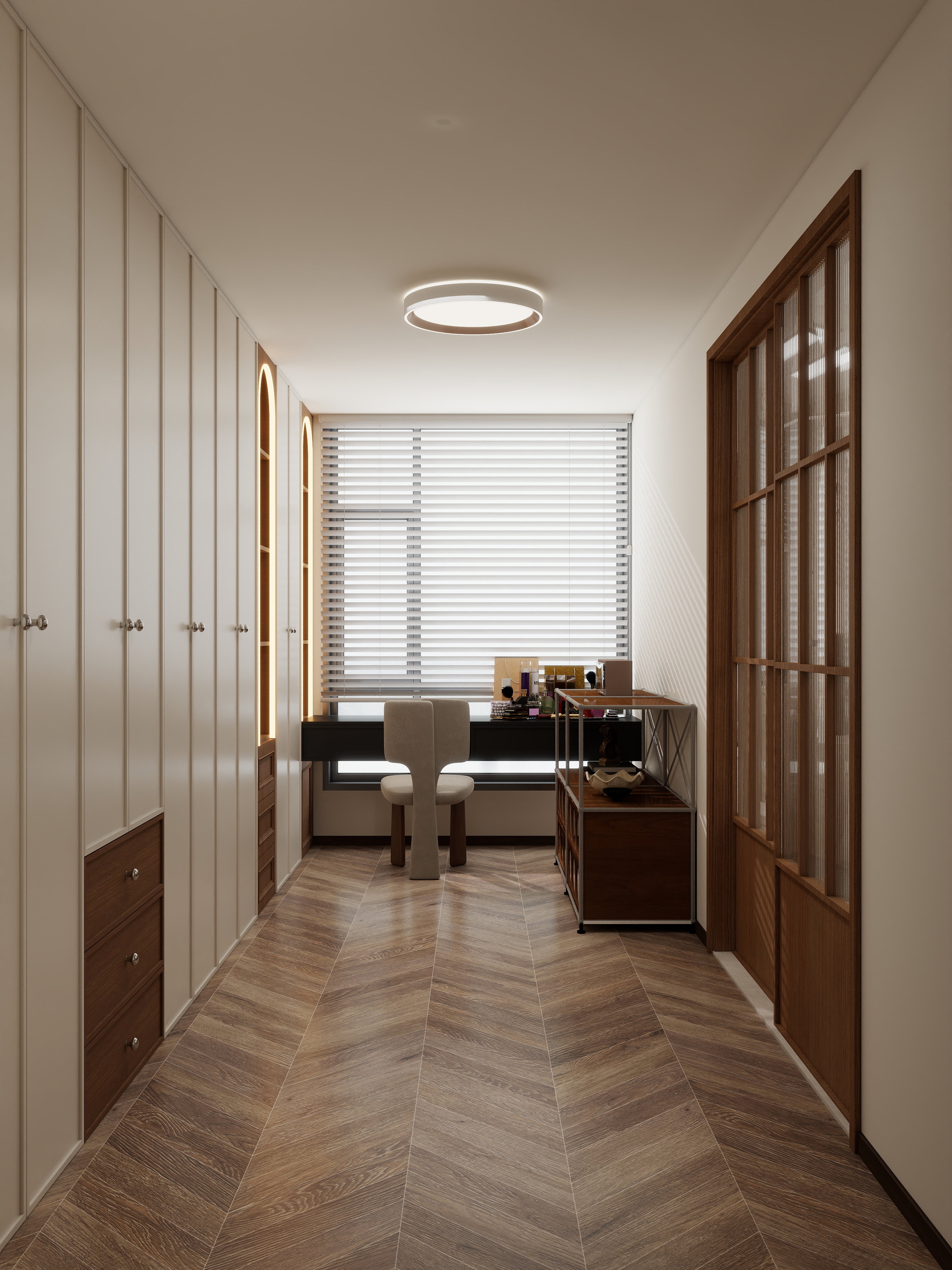 张煜强煜境设计-278平米简约中古复式装修效果图