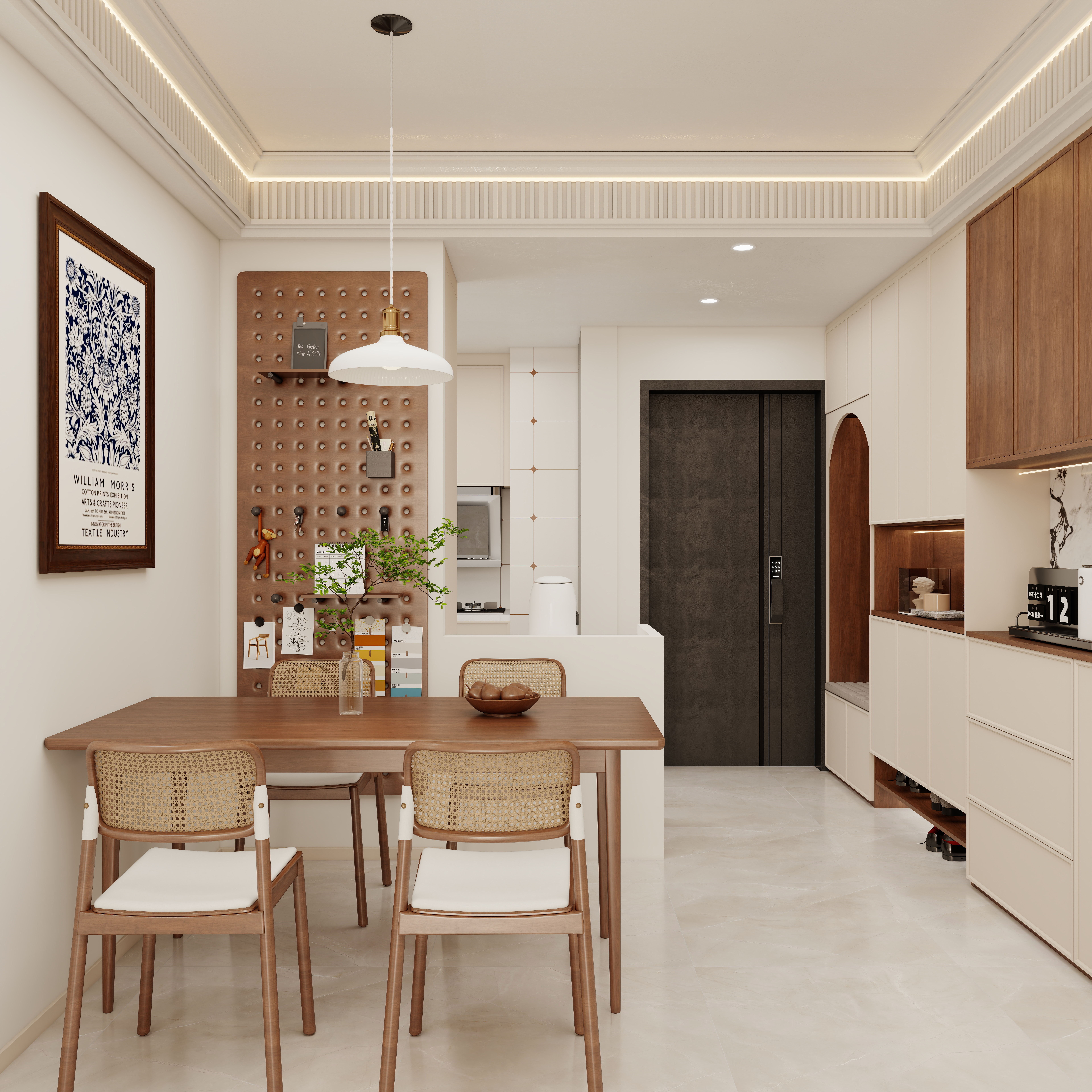 HONGTAI-DESIGN-奶油复古风  -装修设计方案