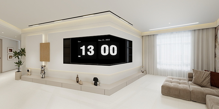 峰少出品的-盛世豪庭100平效果图-装修设计方案