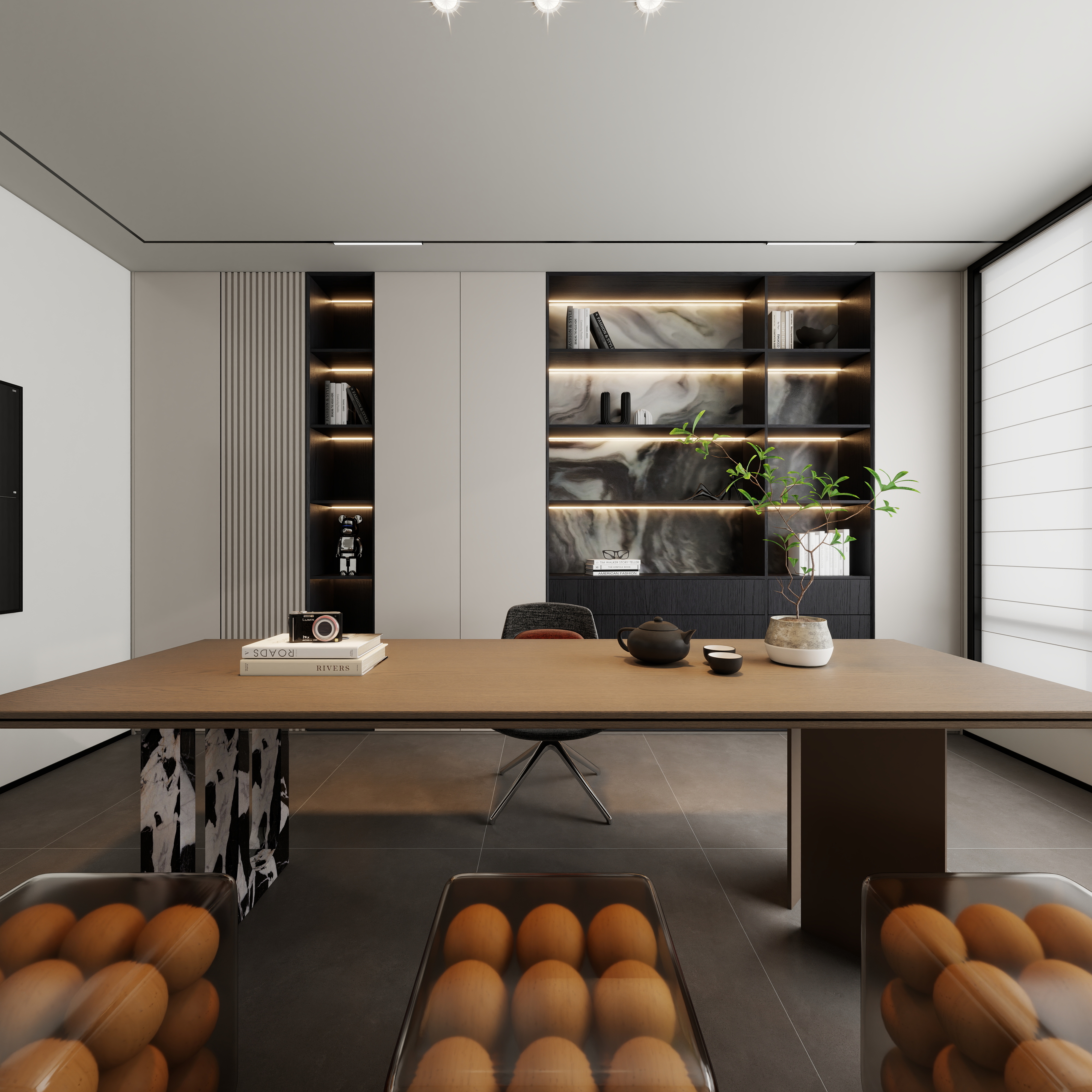 孙有权-『2025-10』115平丨办公空间一层办公室装修效果图第3张