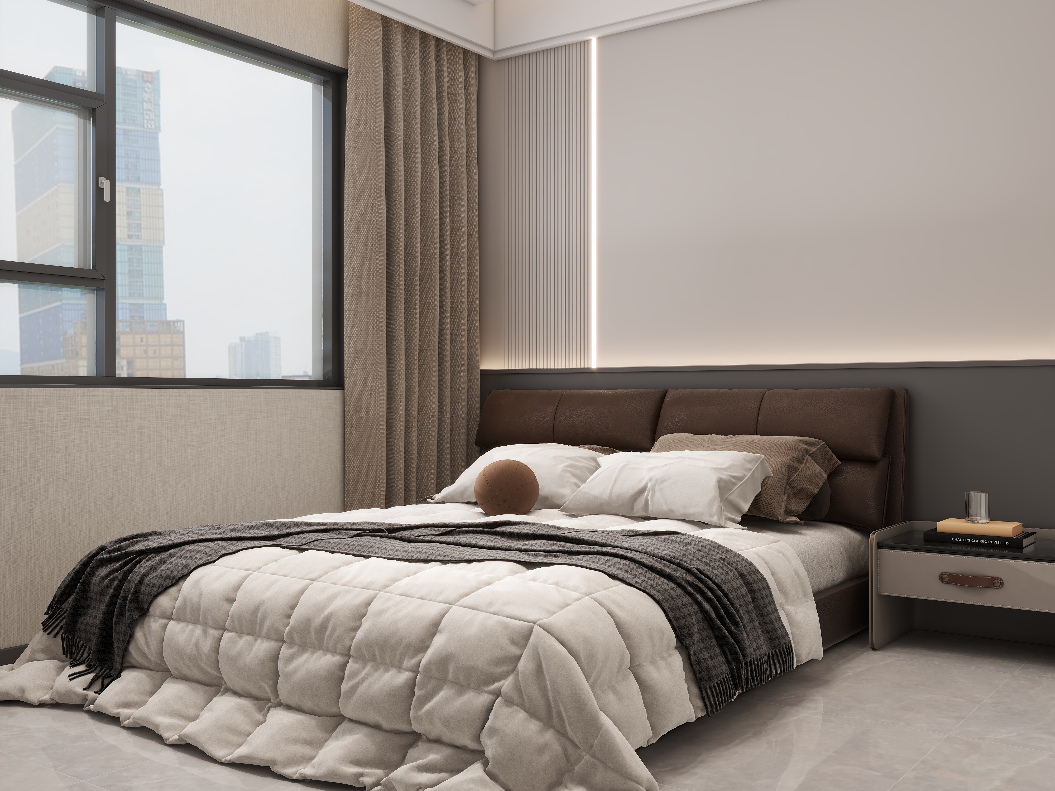 李佳洋-常福名苑113平轻奢3室装修效果图