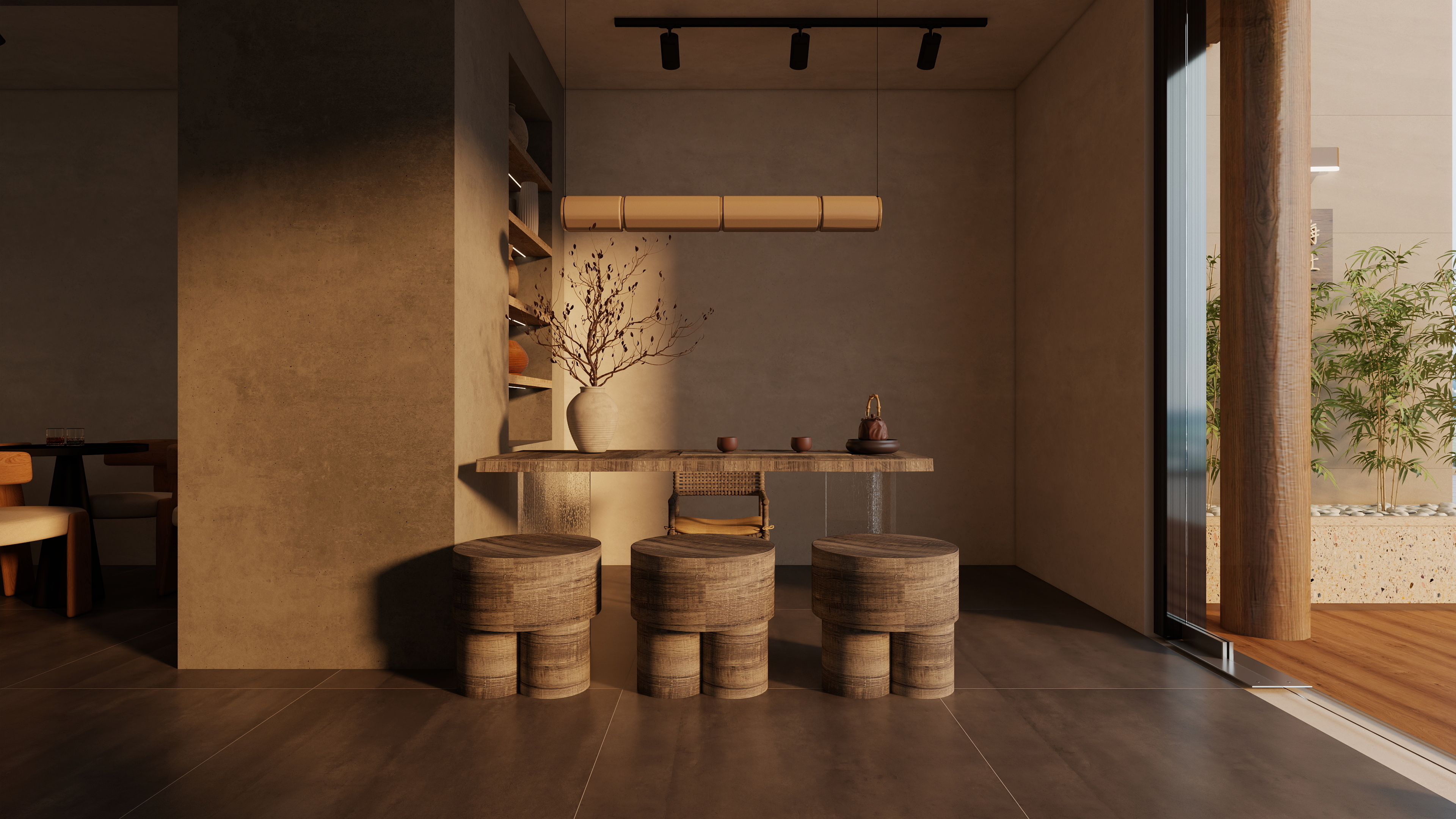 星空设计500一套-极简风理疗馆装修效果图