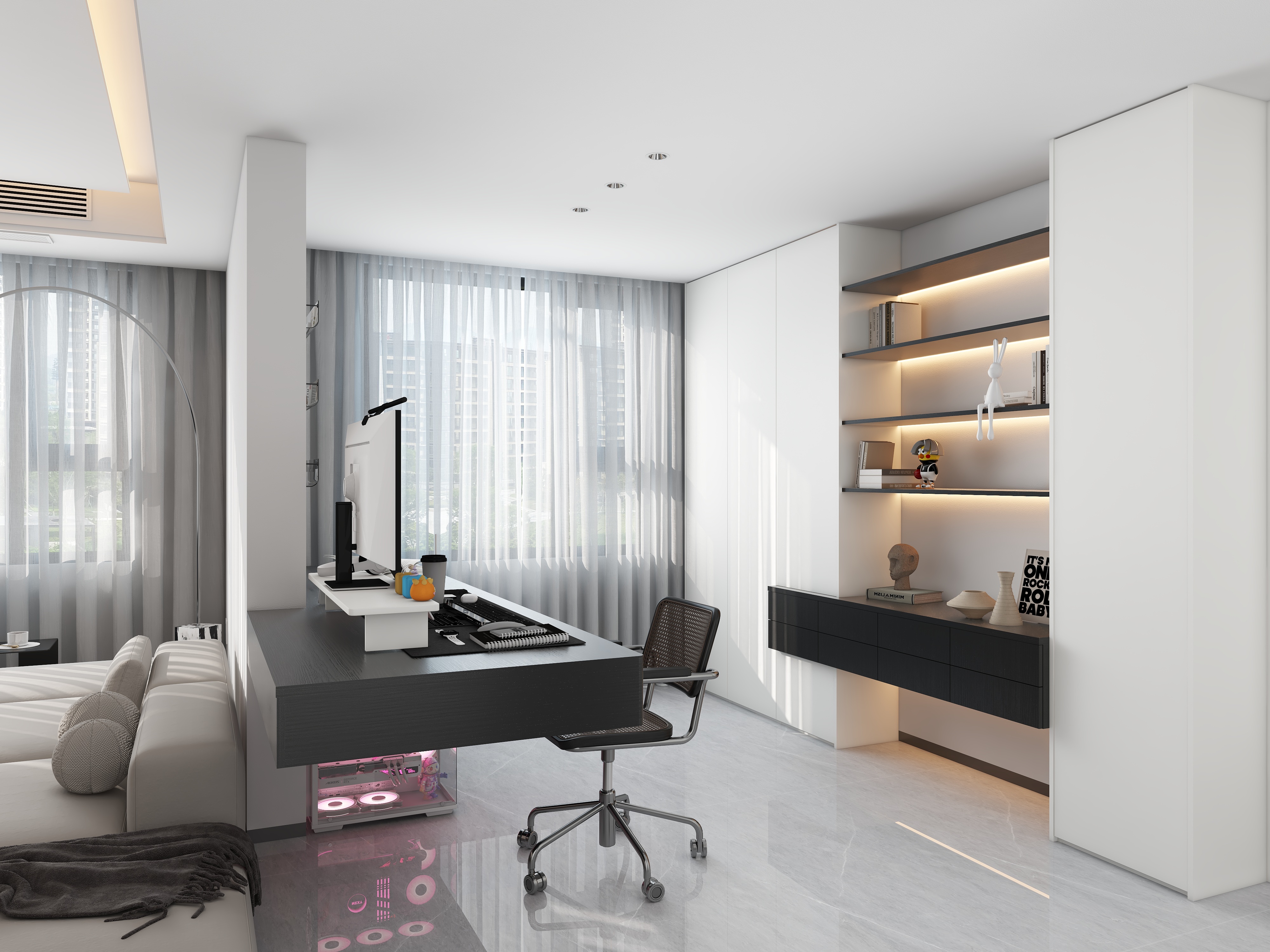 汐墨--XMDesign-现代装修效果图