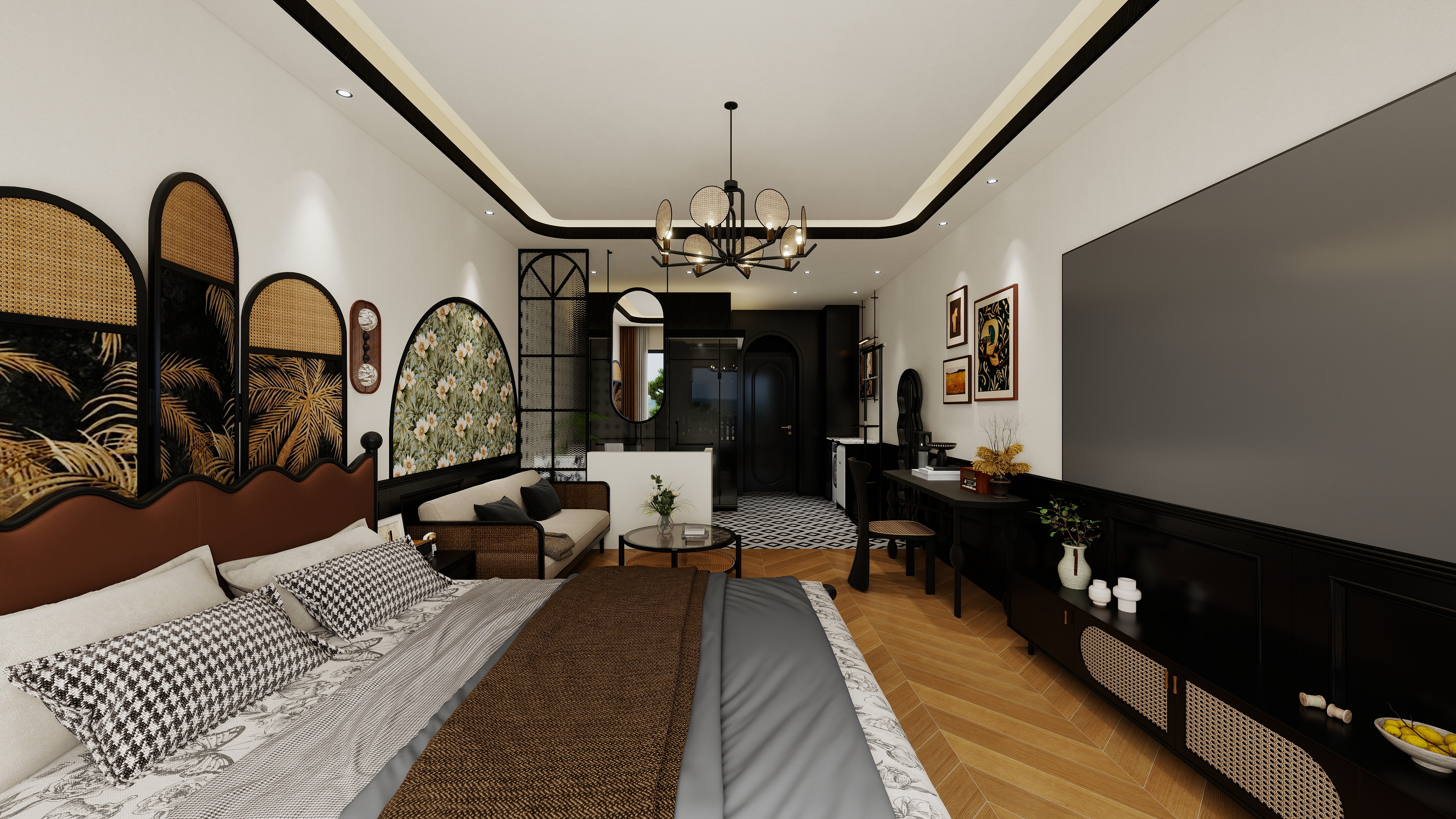 XINGGUANG-40㎡1室装修效果图