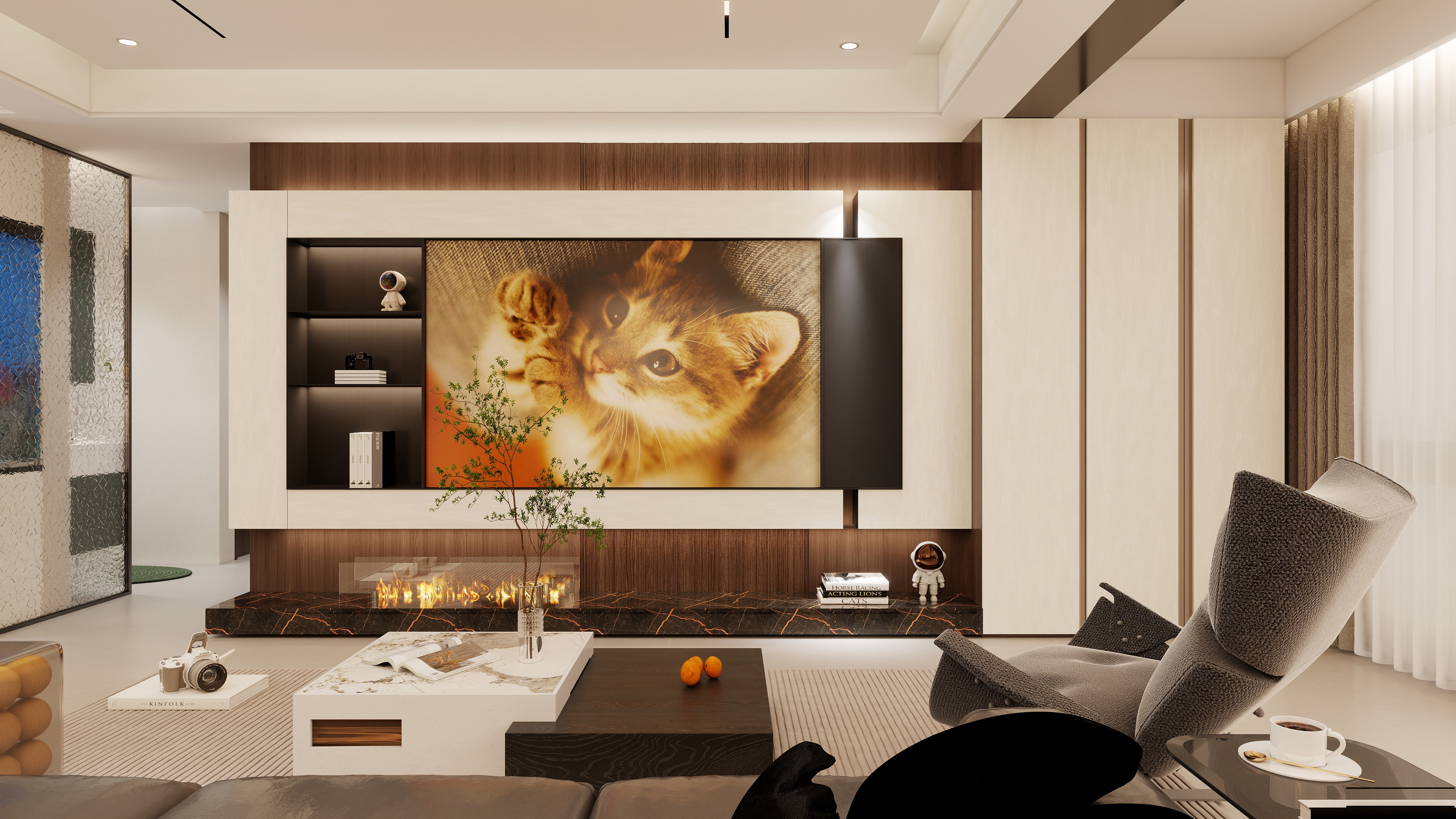 一隅空间-室内设计-天禧178 -意式极简-装修设计方案