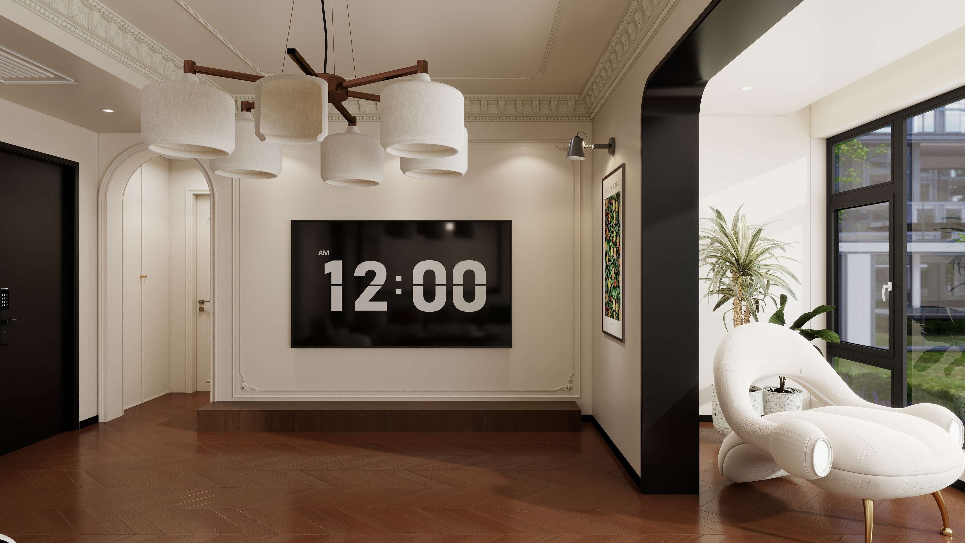 居永悦装饰师鸿波-壹号院法式155装修效果图