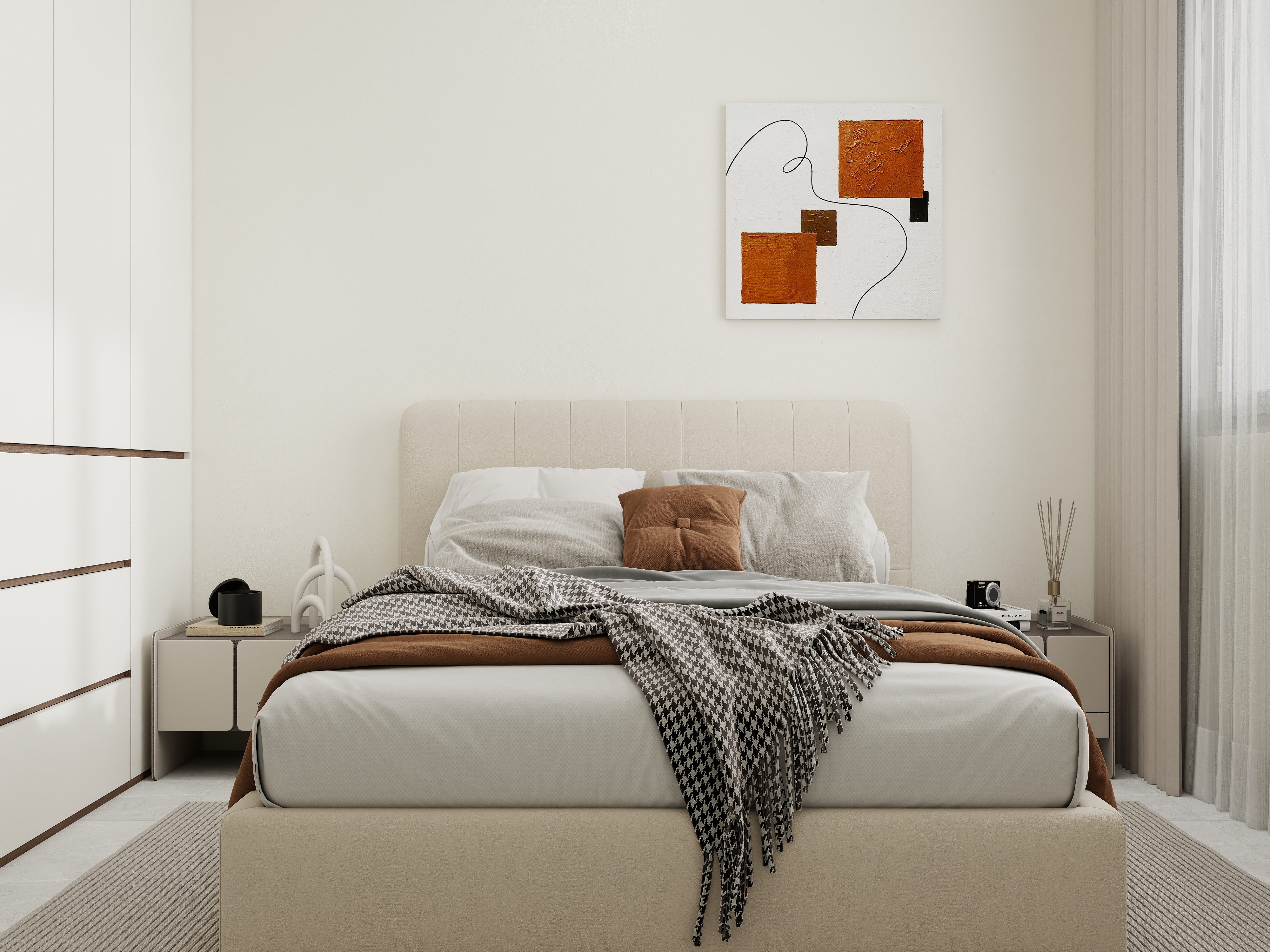 庄育霖-恒生阳光城80平现代3室装修效果图