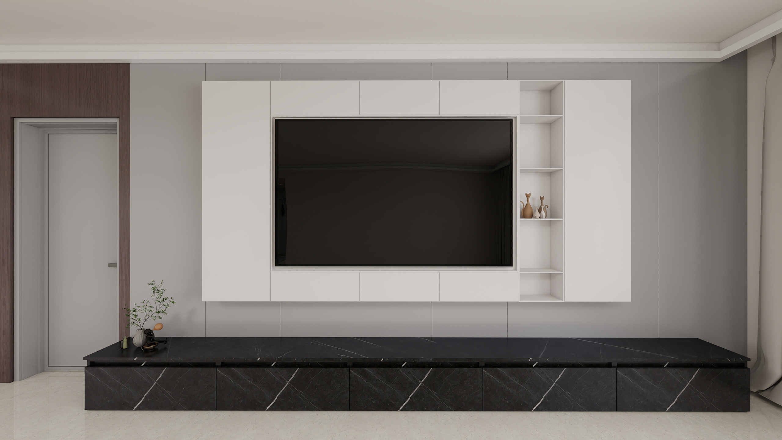 夜猫夜猫-伟业.英伦尚城134㎡3室装修效果图