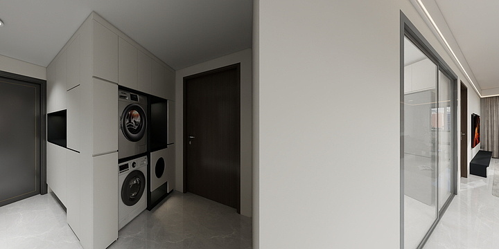 美化水平设计-越秀星樾两居室-装修设计方案