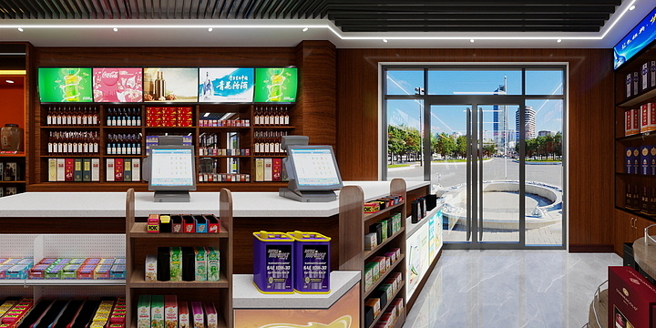 宁夏智胜装饰设计有限公司-环县战友情商行-装修设计方案