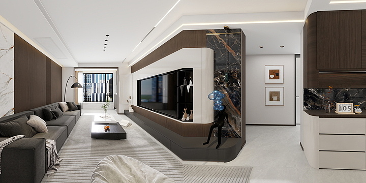 设计师李龙13753613989-金泰祥124平米-吉女士-装修设计方案