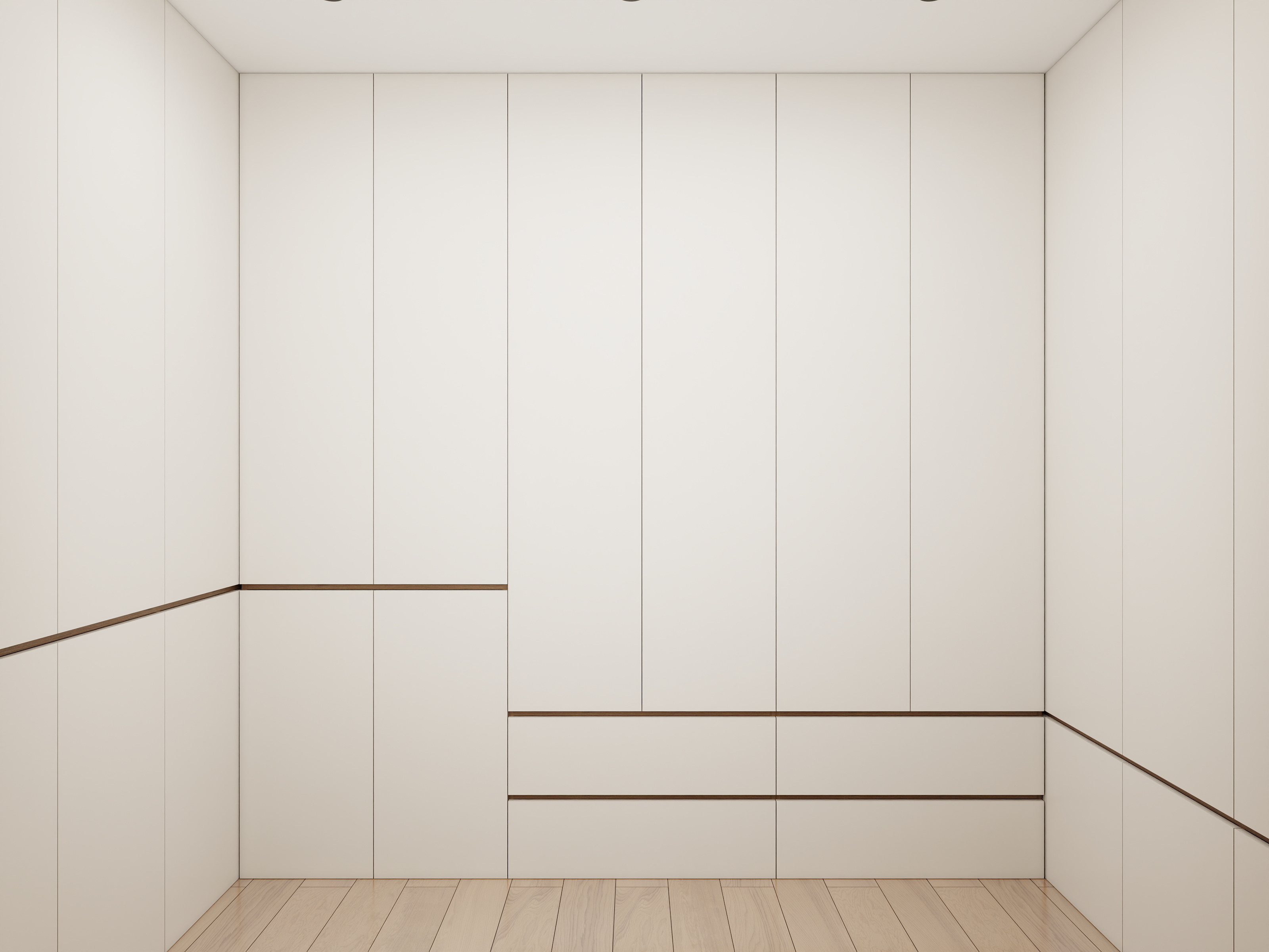 李青越-321平方中古风三层装修效果图