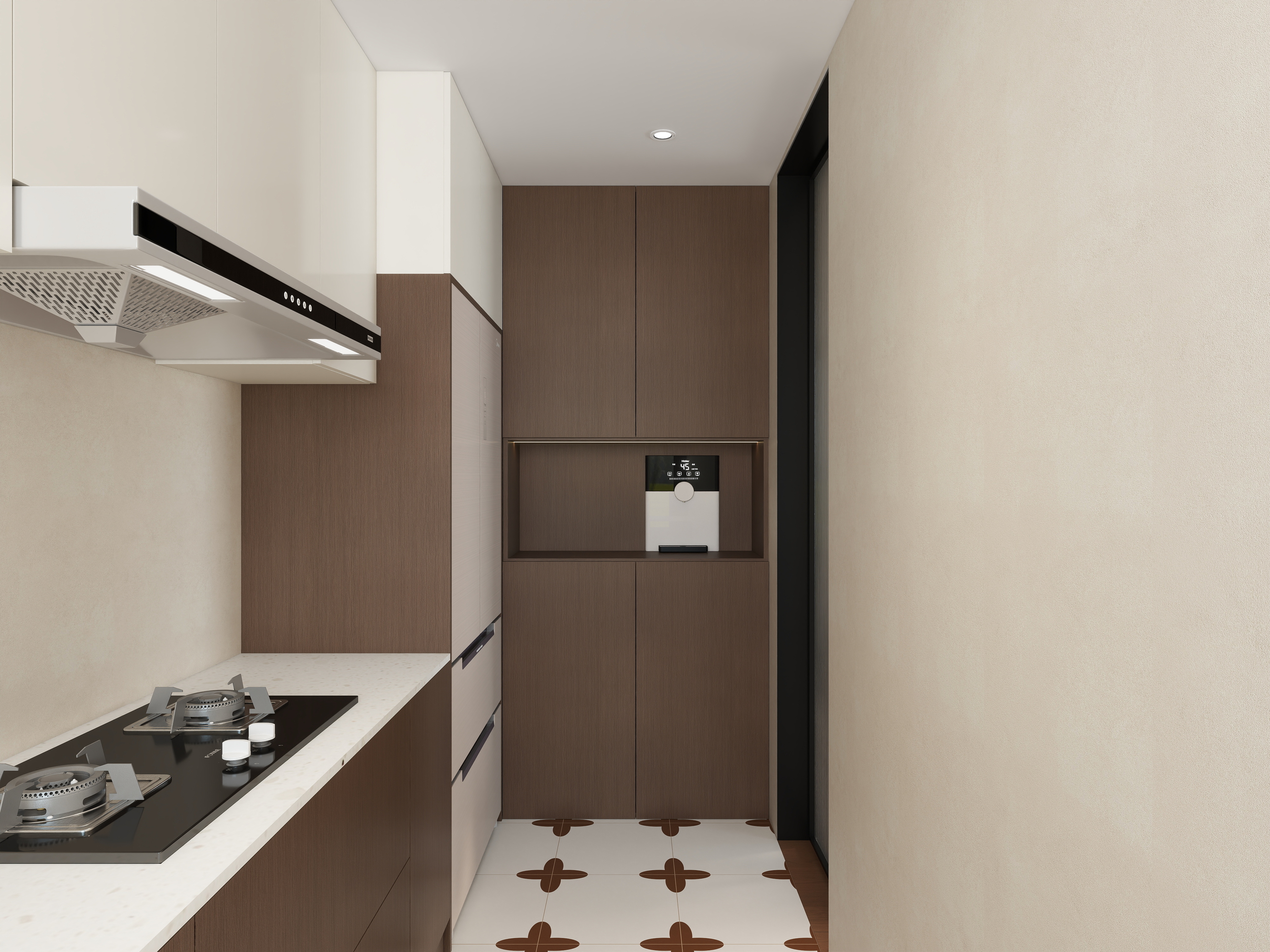 艺雅丽-80平米中古风装修效果图