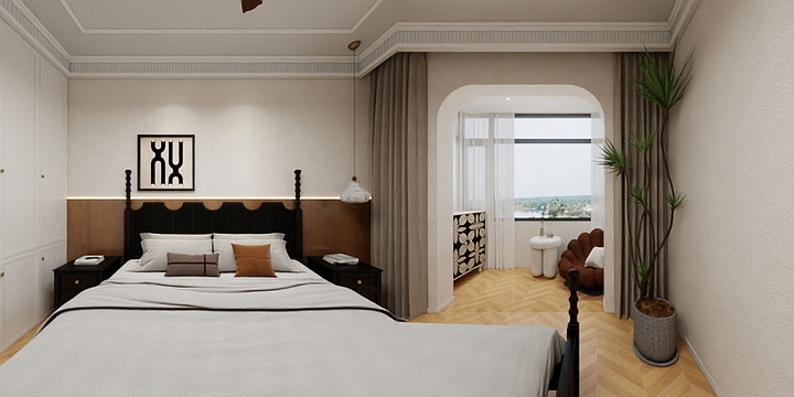 神尾叶子666-法式风格设计方案130-装修设计方案