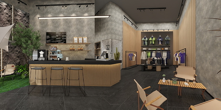 HongqrvN-户外运动用品商铺 -装修设计方案