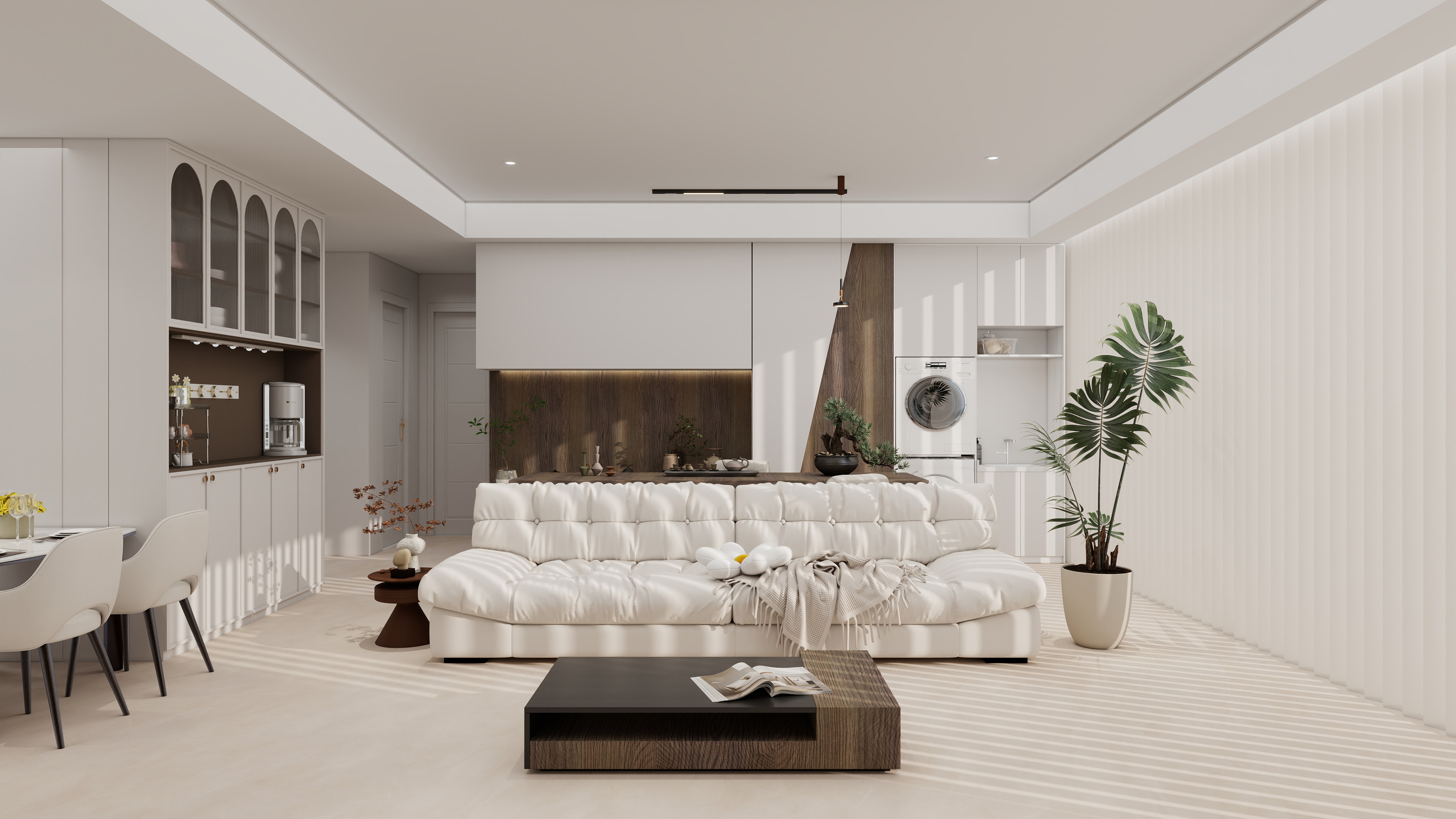 姜承兰-106㎡2室装修效果图