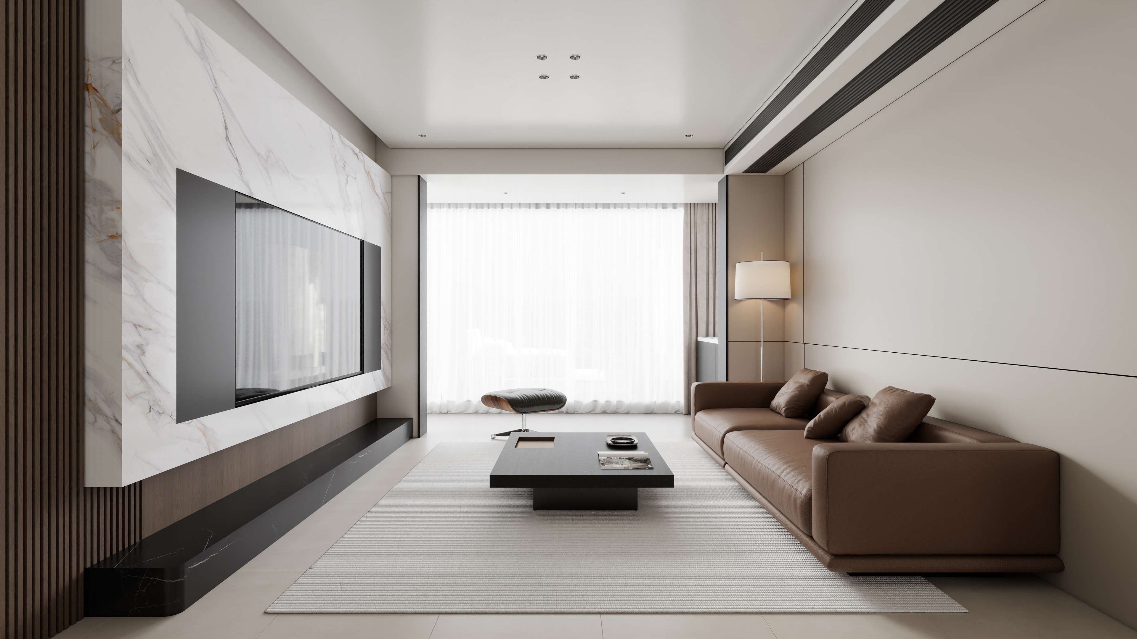 星空设计500一套-现代简约119㎡4室-装修设计方案