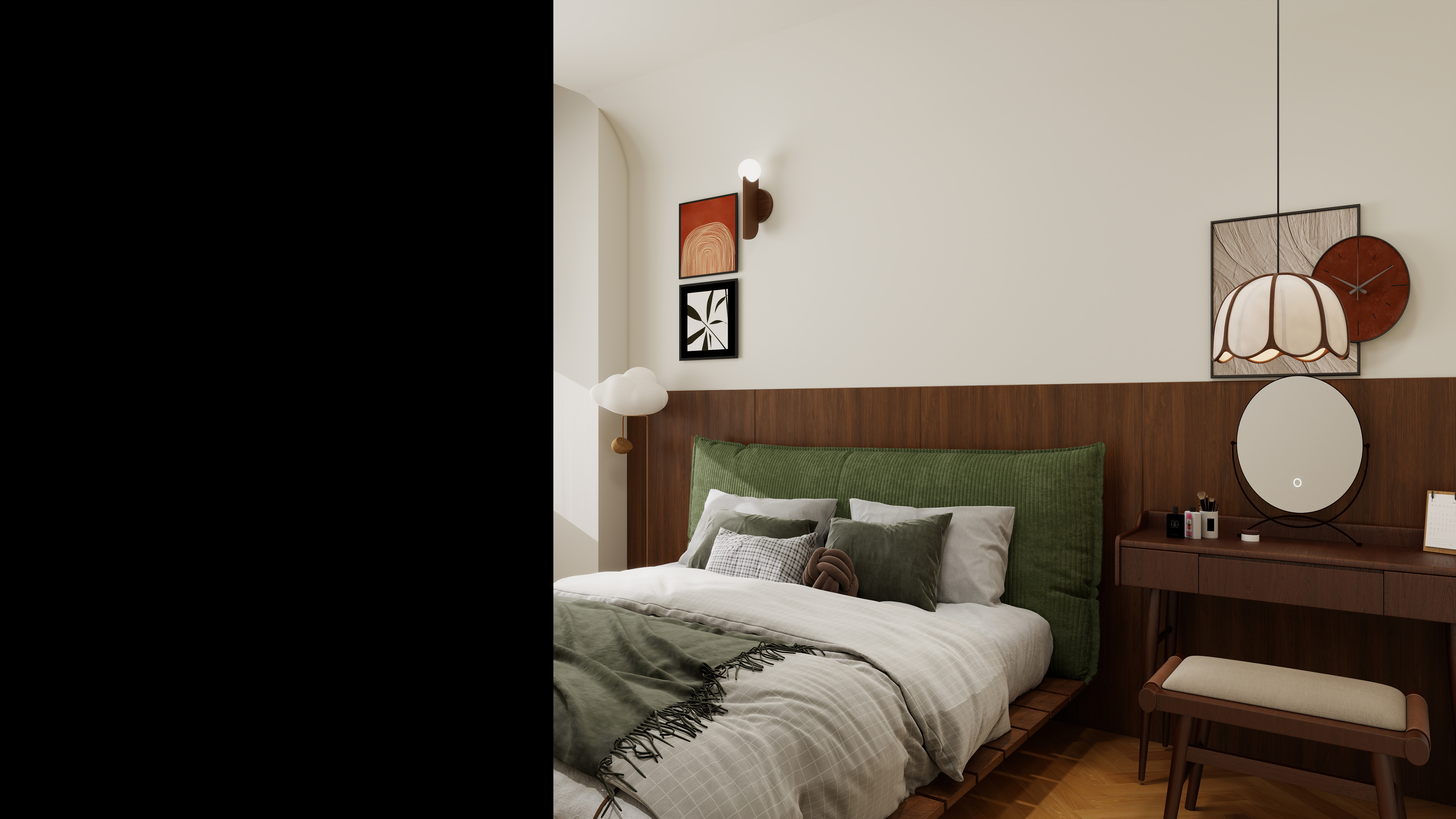 157****5385oHbf-125㎡4室一层主卧装修效果图第2张