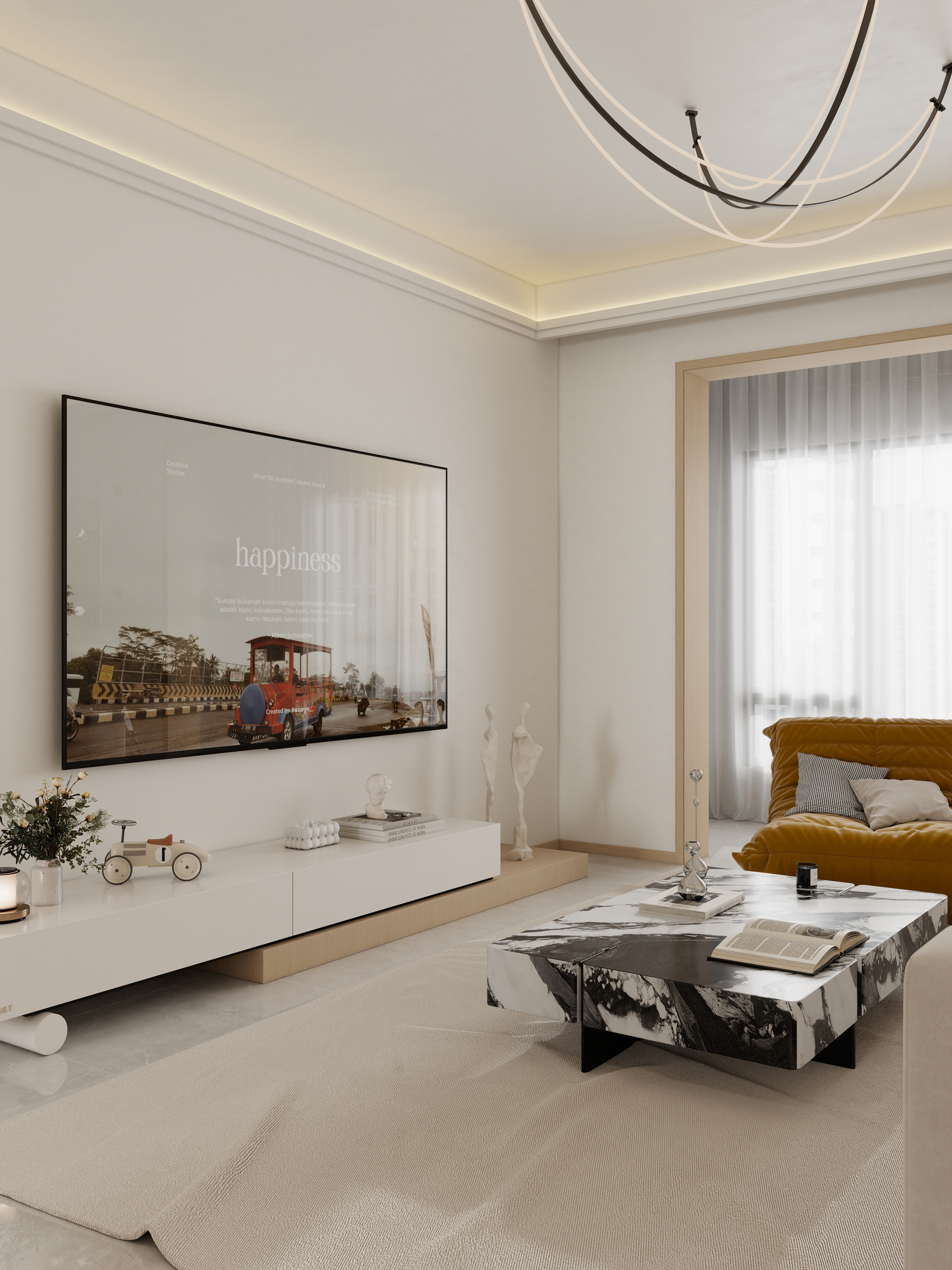 Tian11-6号小区 - 现代原木装修效果图