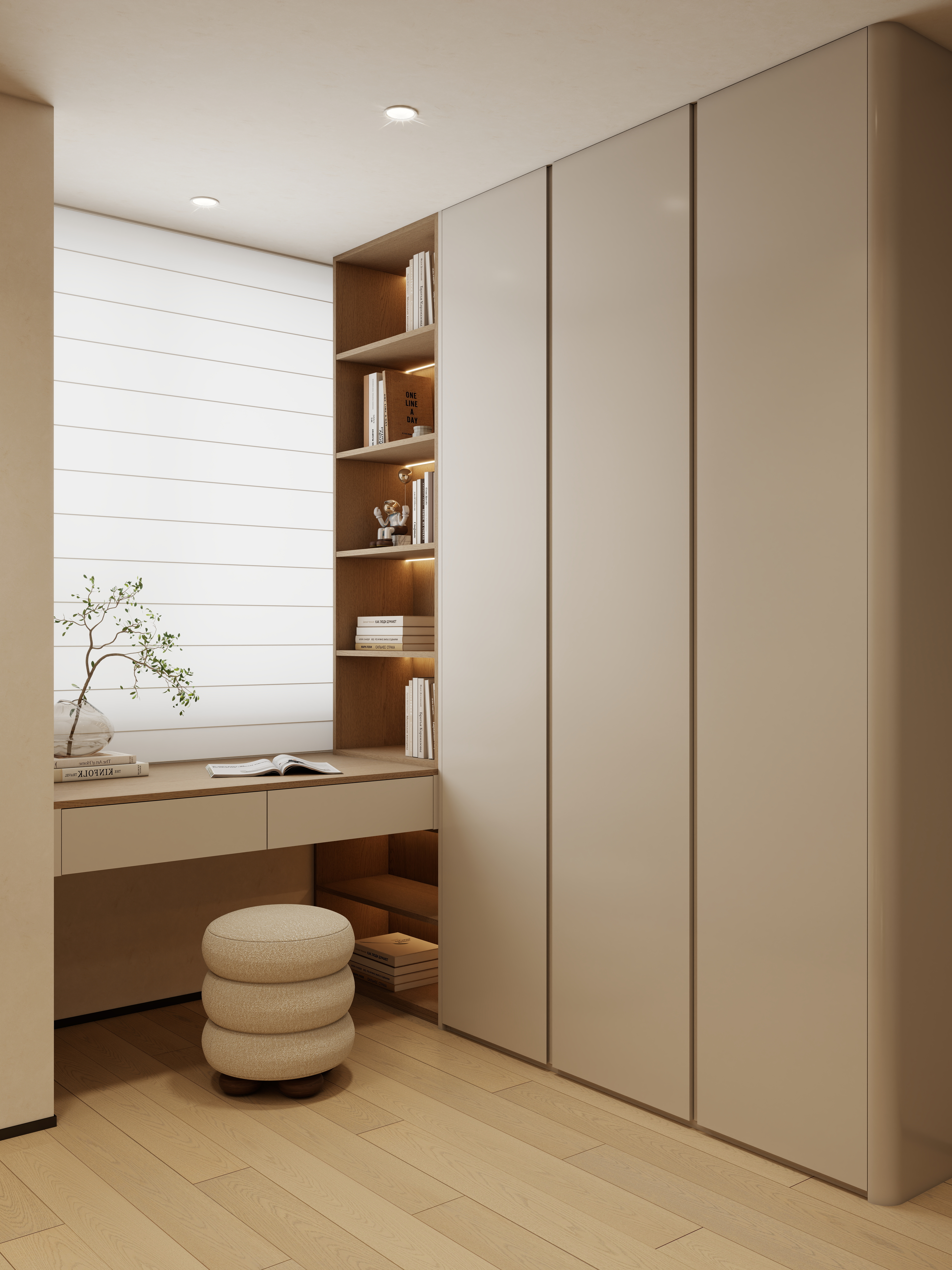 孙有权-『2025-10』16平丨法式厨房+现代衣帽间一层衣帽间装修效果图第3张