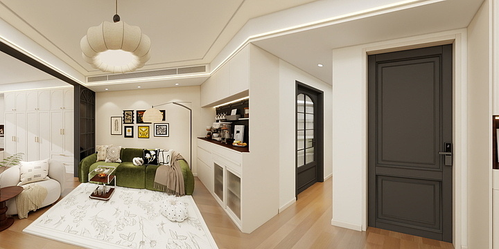 陈设计在青岛-大崂路 - 副本-装修设计方案