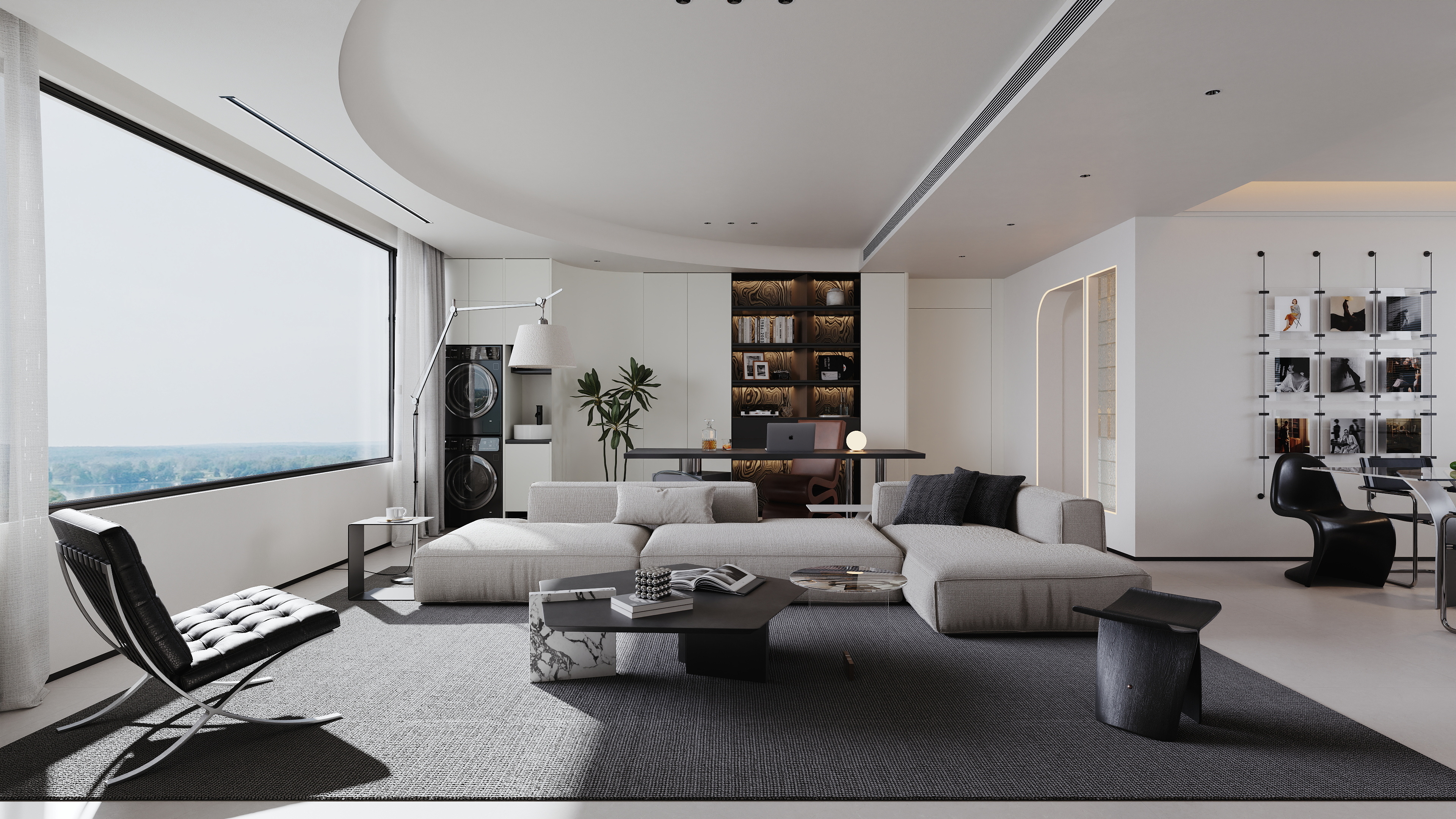 星空设计500一套-现代简约127㎡3室-装修设计方案