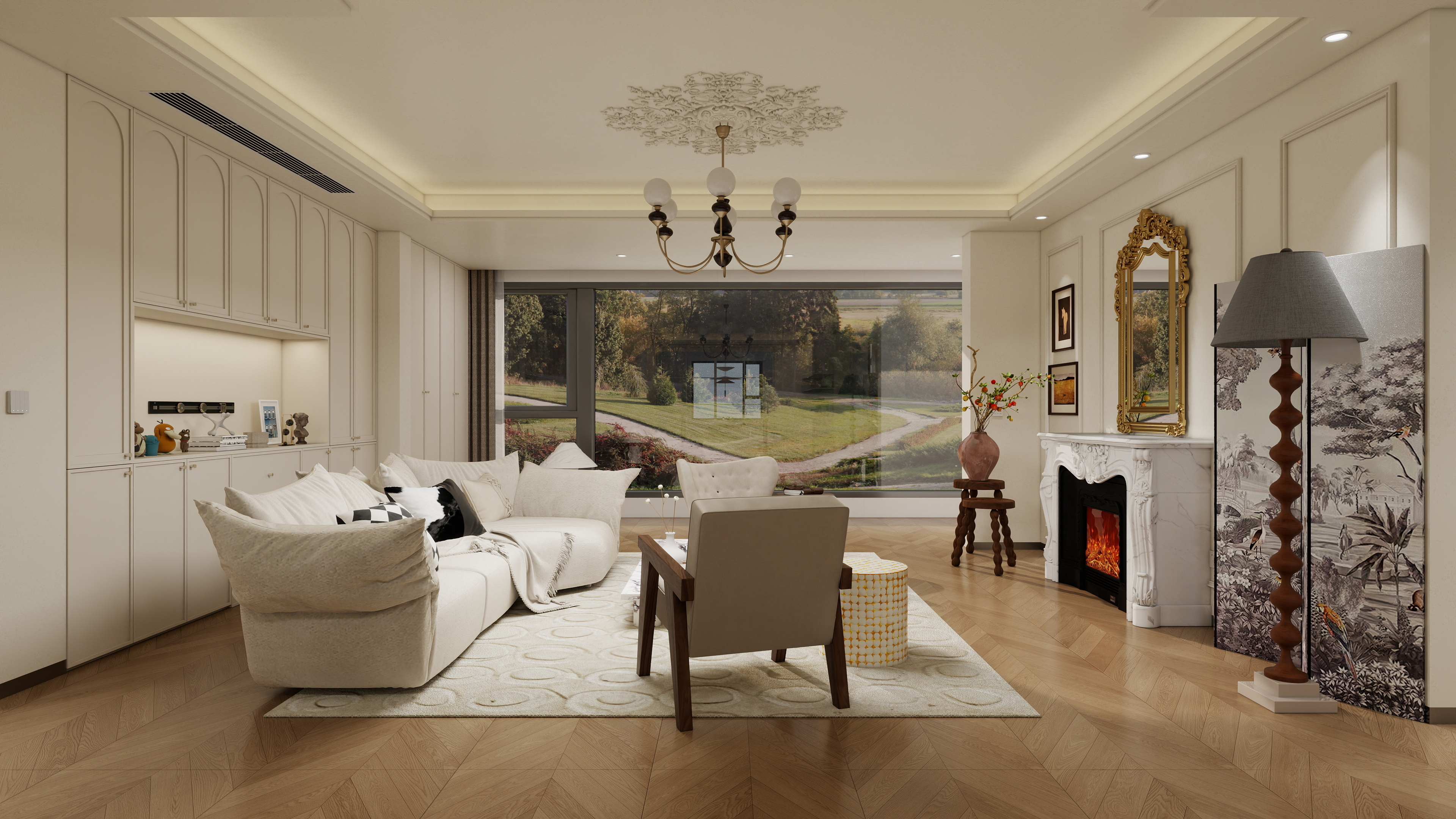 星空设计500一套-法式精装房-装修设计方案