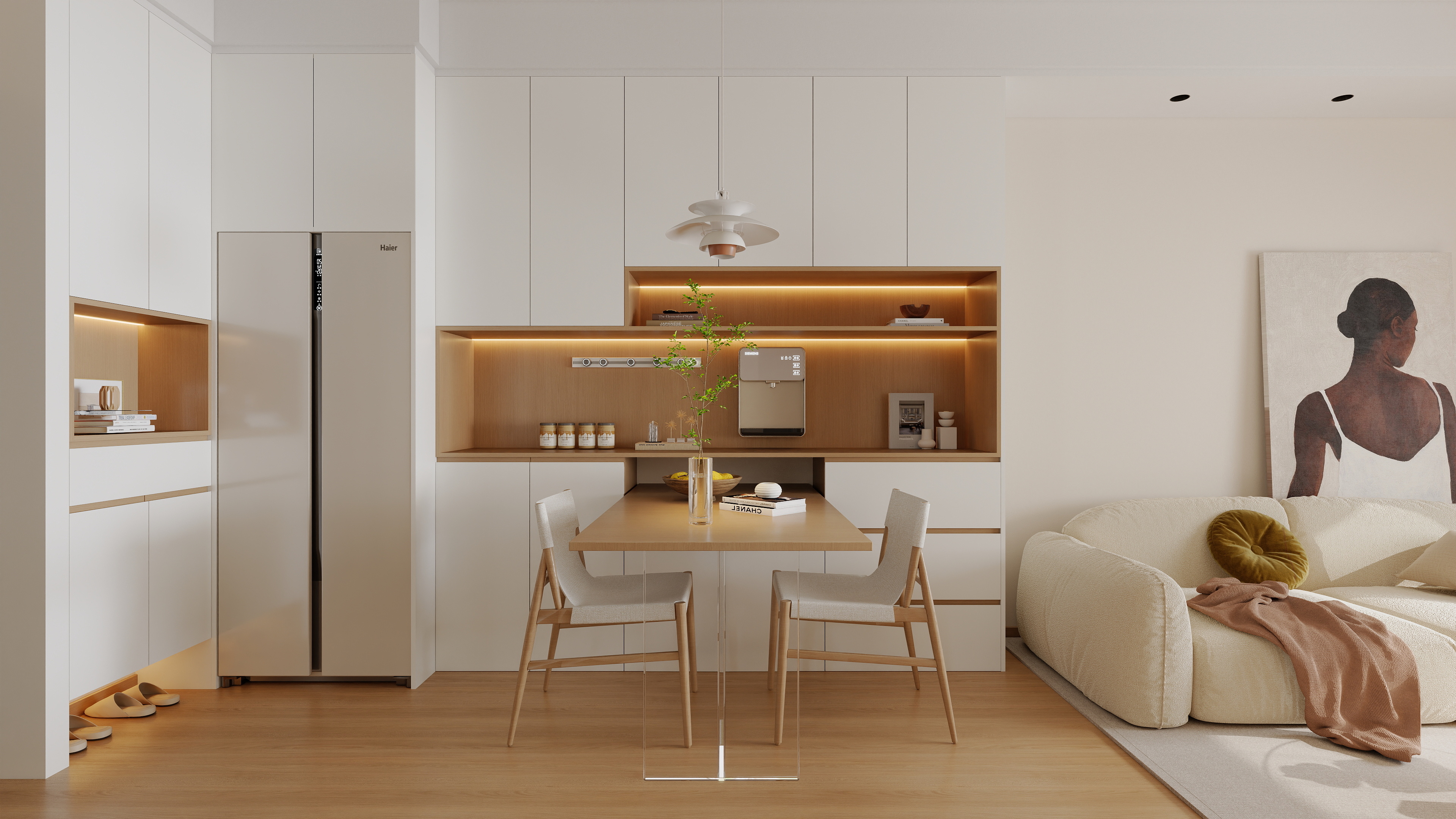 星空设计500一套-小区房现代简约80㎡3室-装修设计方案