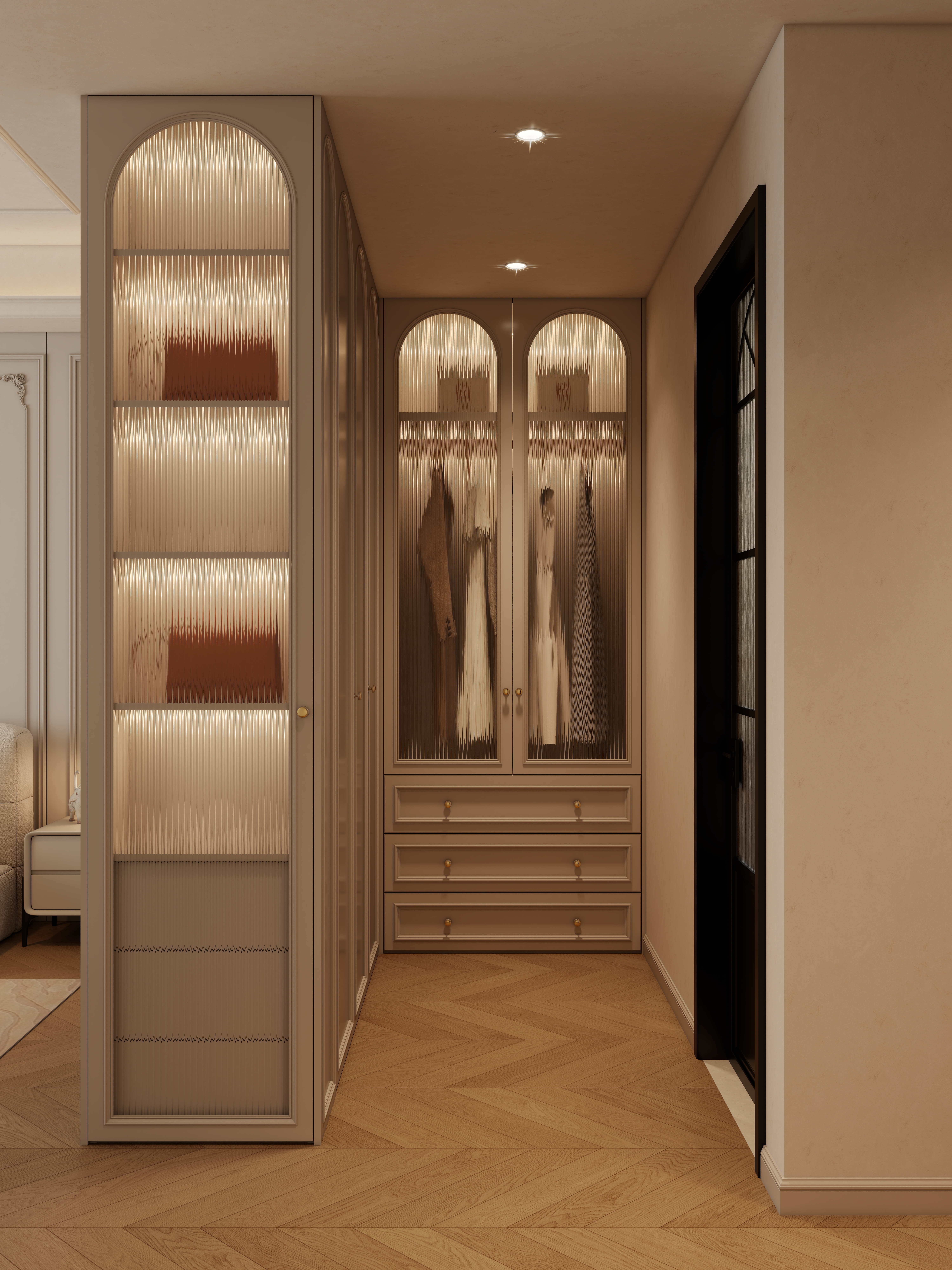 孙有权-『2025-10』26平丨法式公主房一层卧室装修效果图第3张