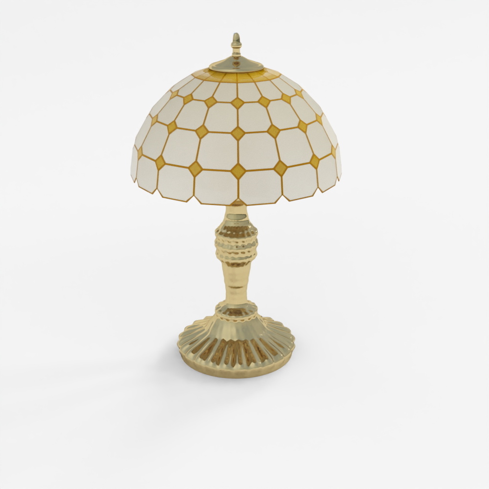 法式台灯(2020)3D模型