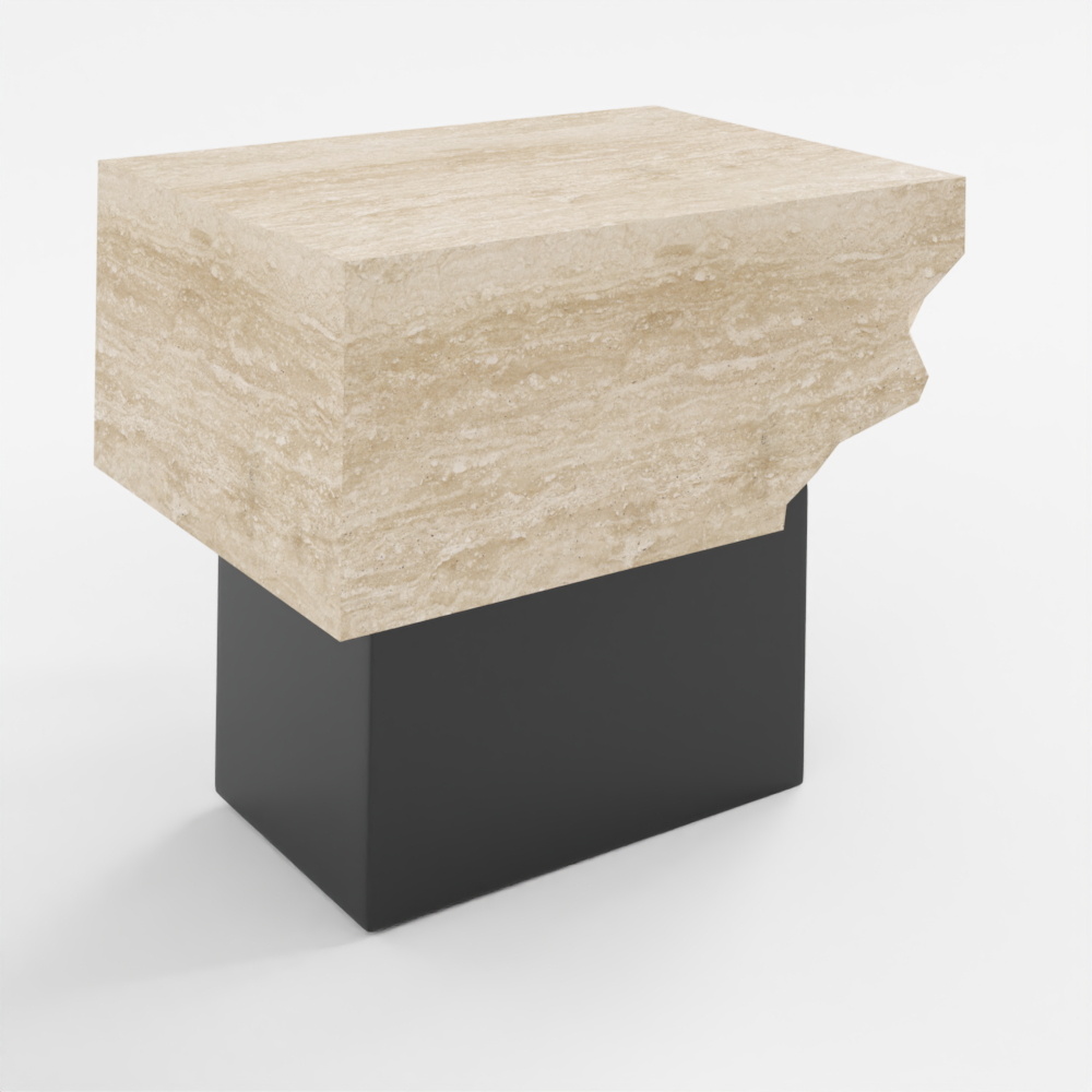 现代简约座凳13D模型