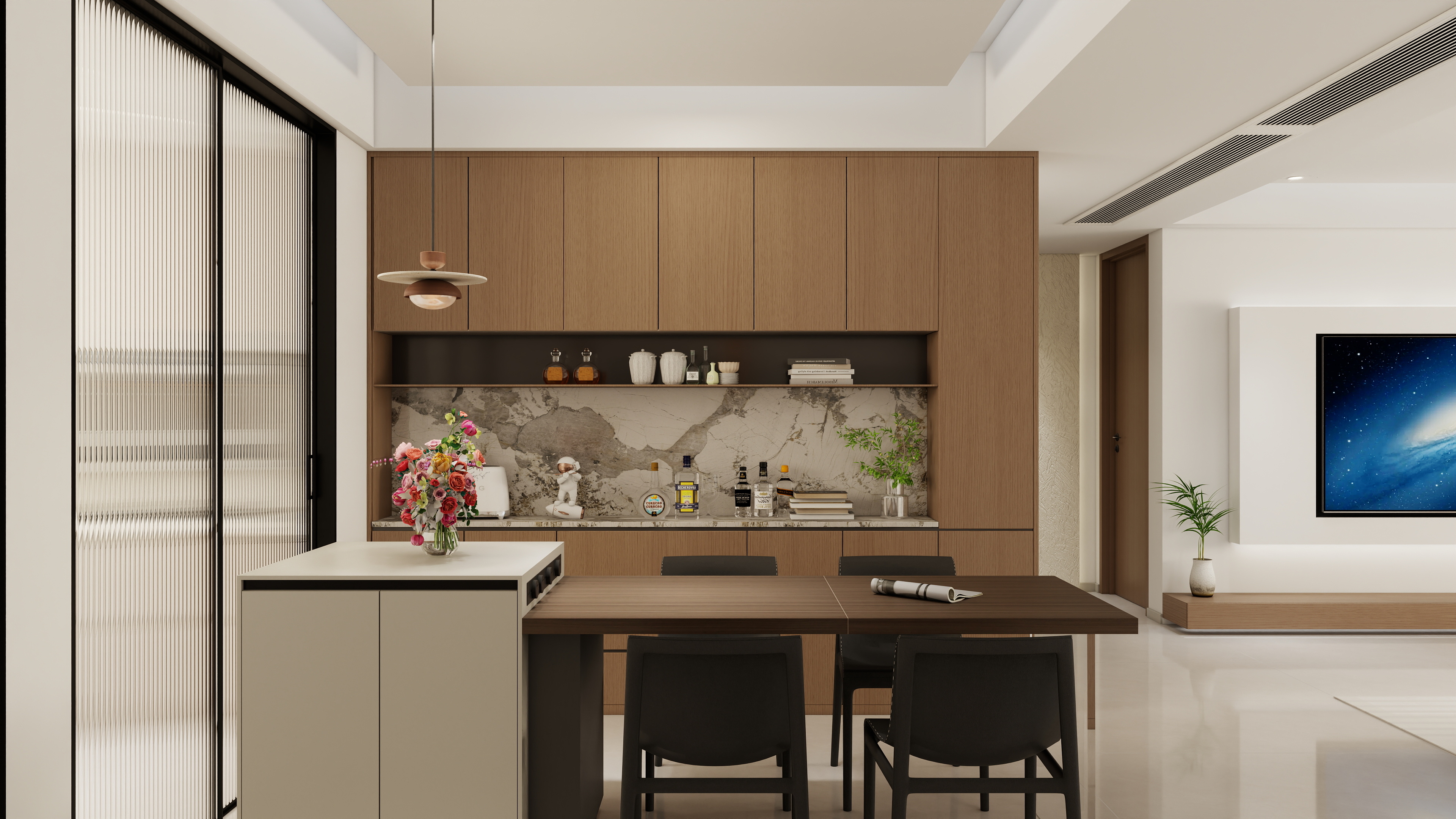 魏涛-固始县佳和院子126㎡3室装修效果图