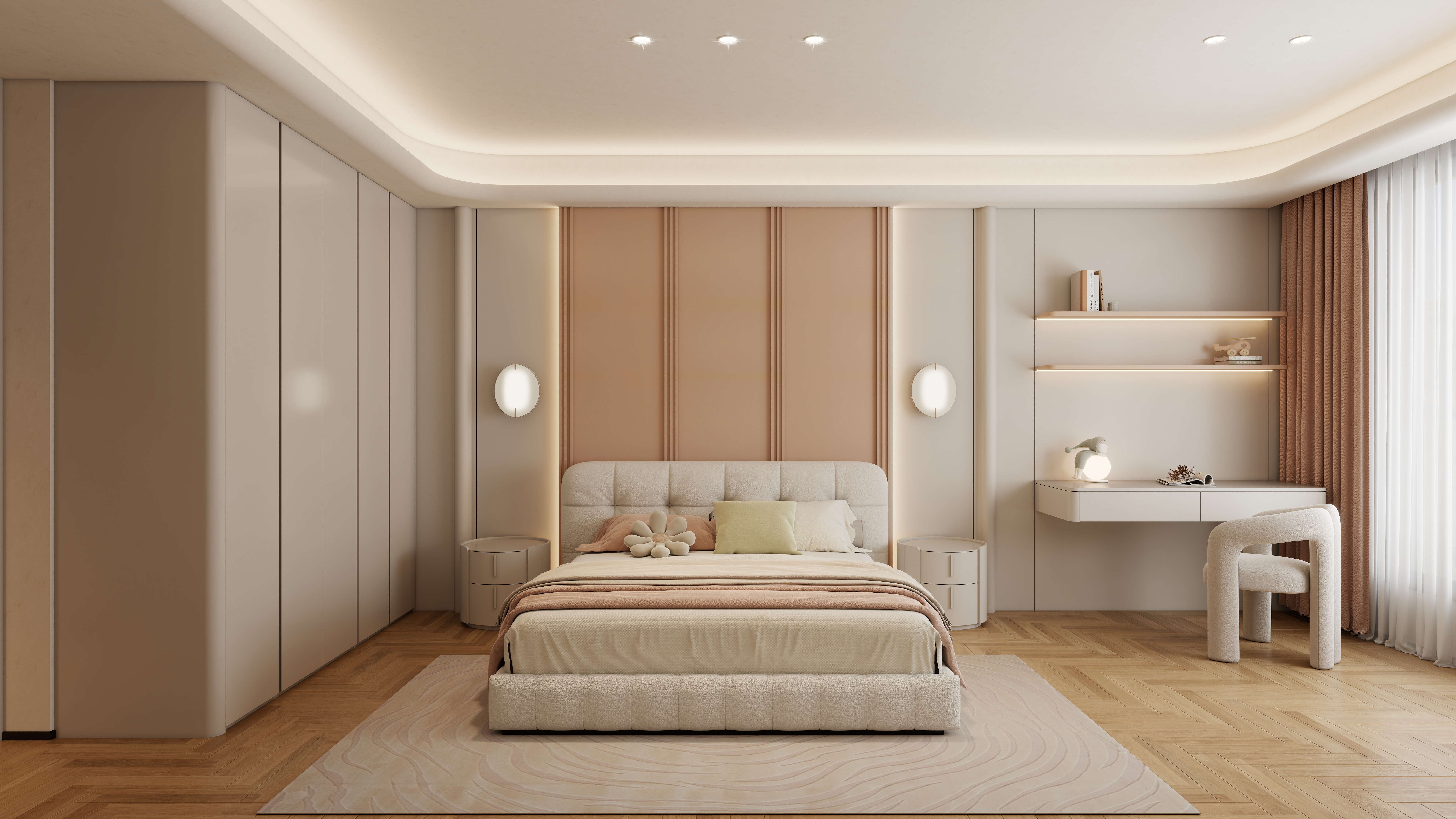 孙有权-『2025-10』27平丨现代简约公主房装修效果图