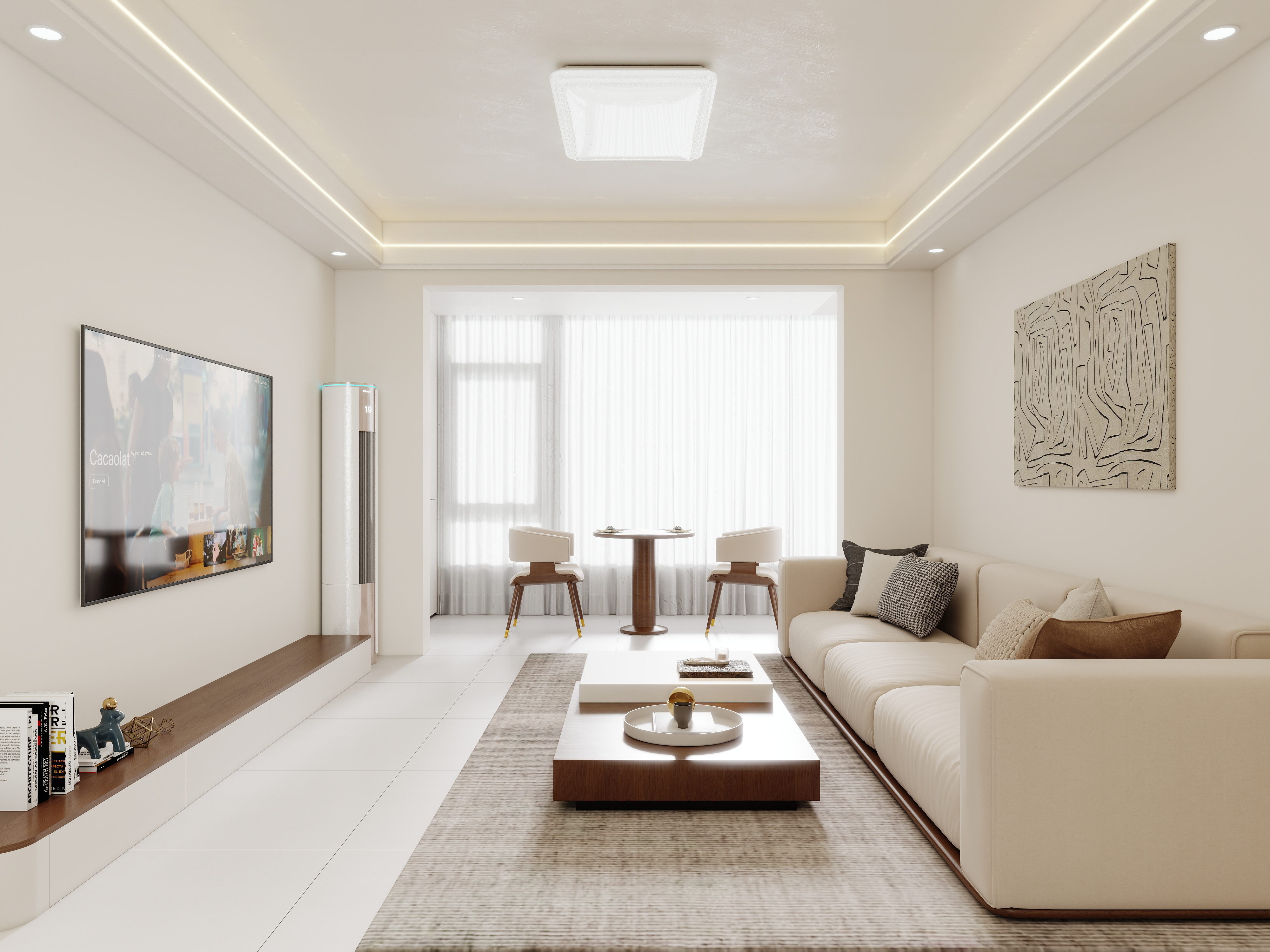 壹诺设计工作室-现代简约装修效果图