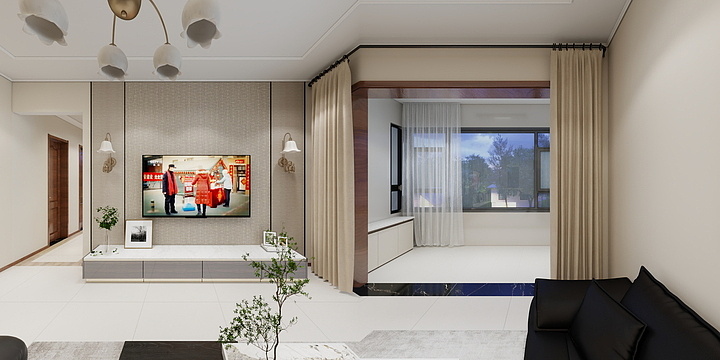 阳泉装修哥亿佳装饰-恒大帝景19-2-4层 - 副本-装修设计方案