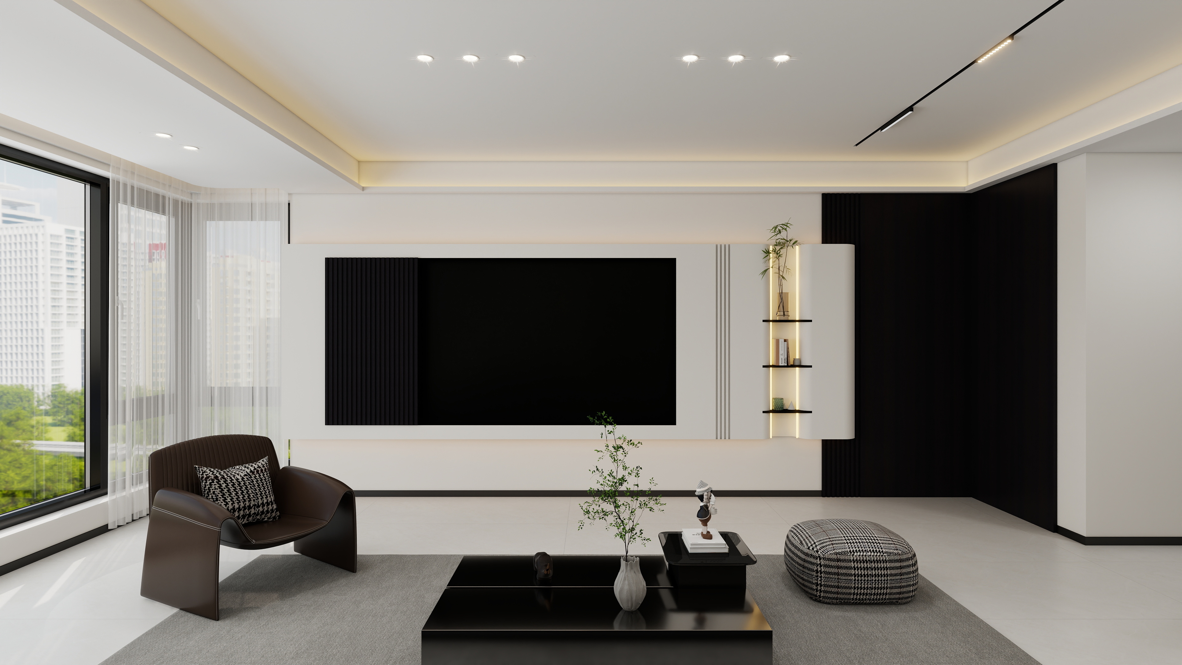 顾北南-柏贤府143.5平米三室-装修设计方案