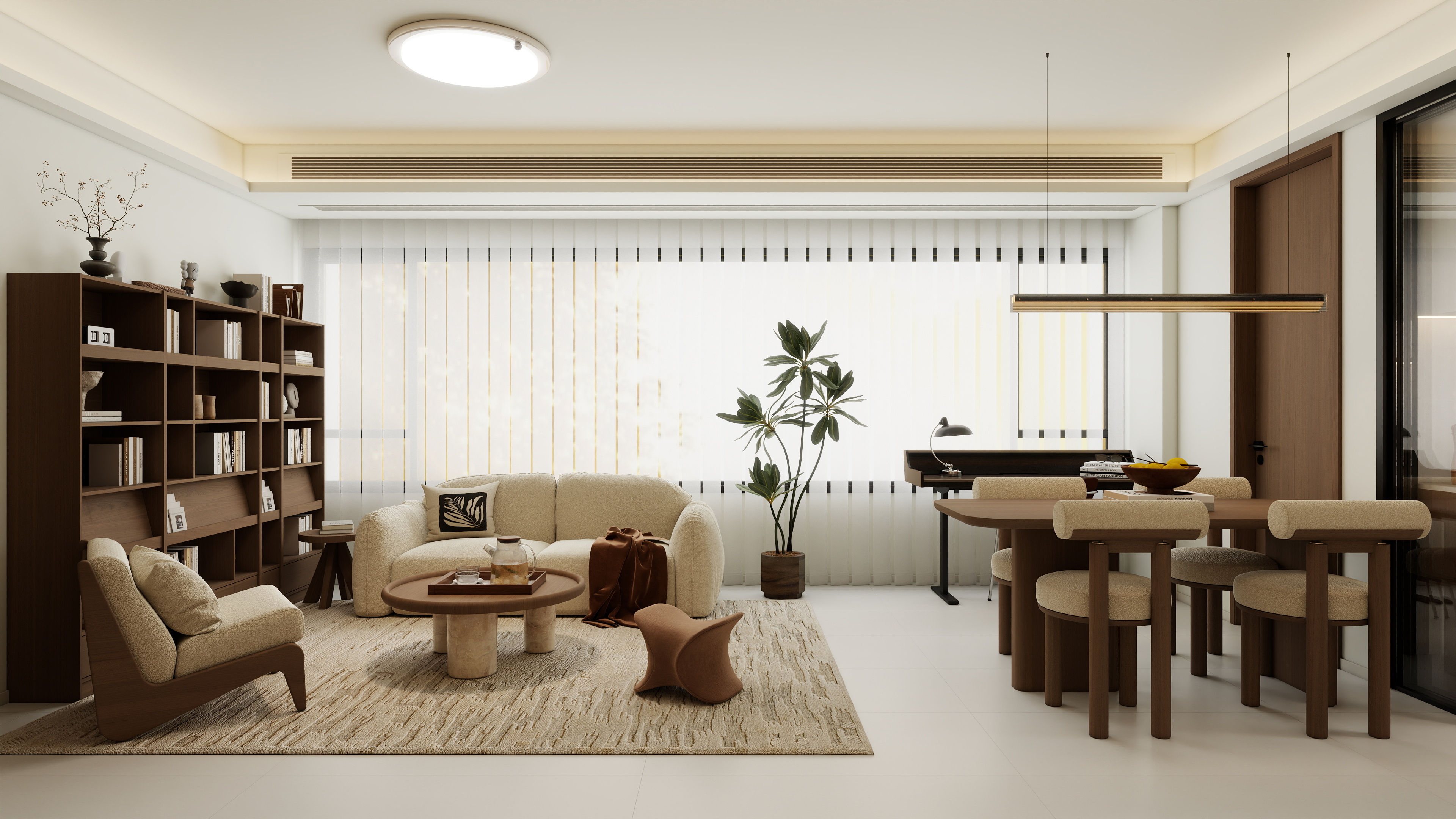 孙有权-『2025-10』88平丨中古风三居装修效果图