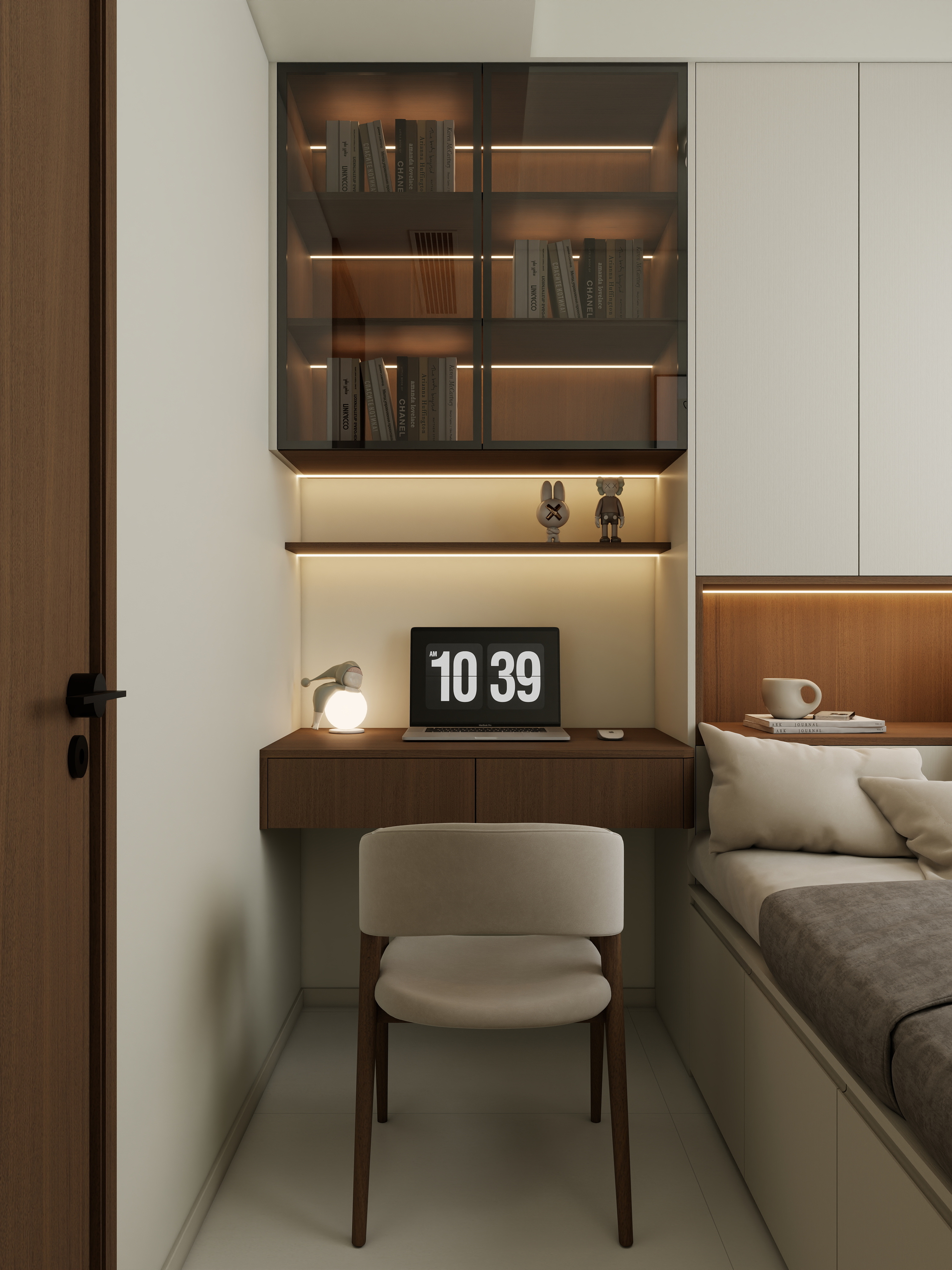 孙有权-『2025-10』88平丨中古风三居一层榻榻米房装修效果图第2张