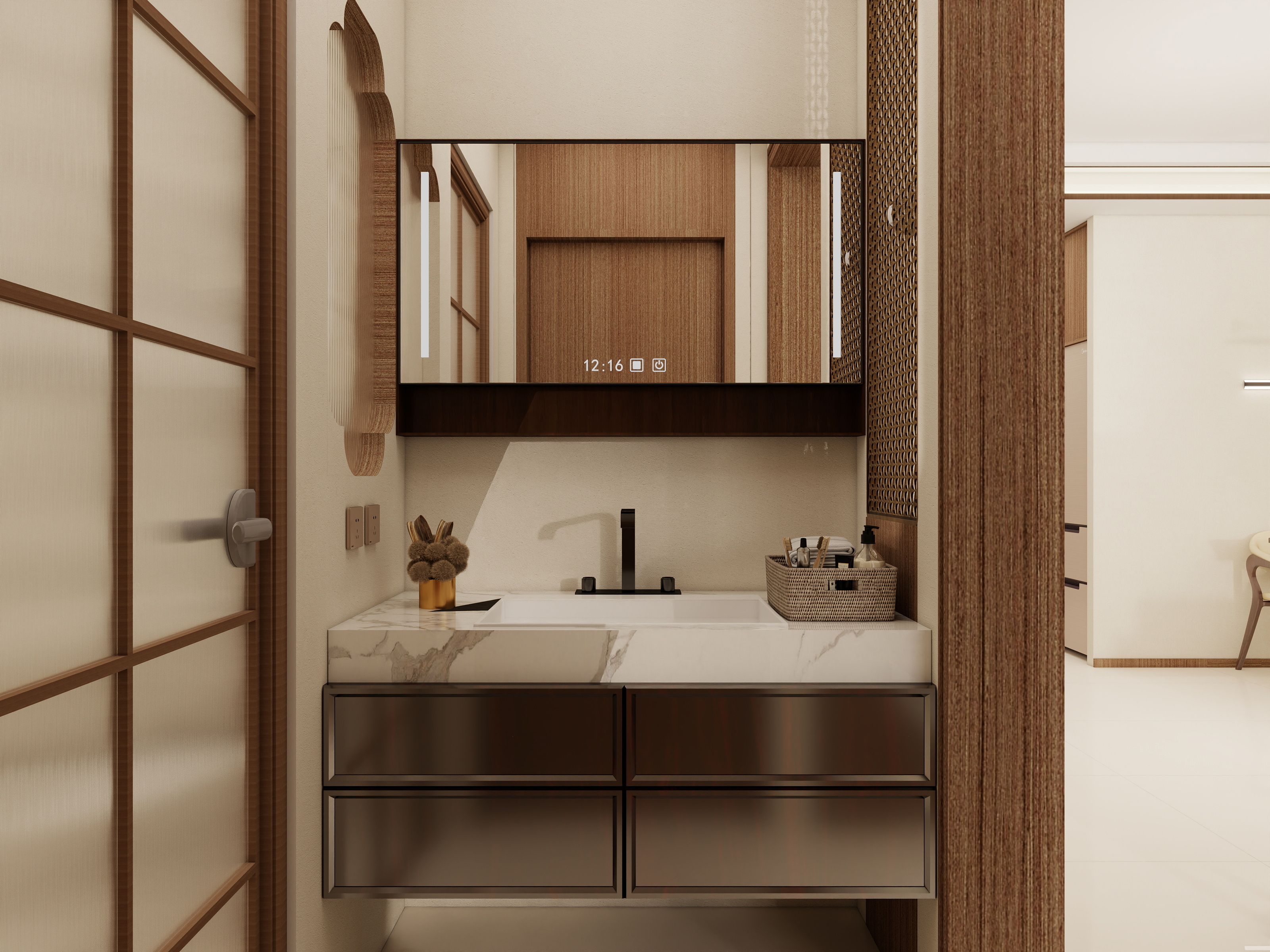 长治设计-130㎡4室装修效果图