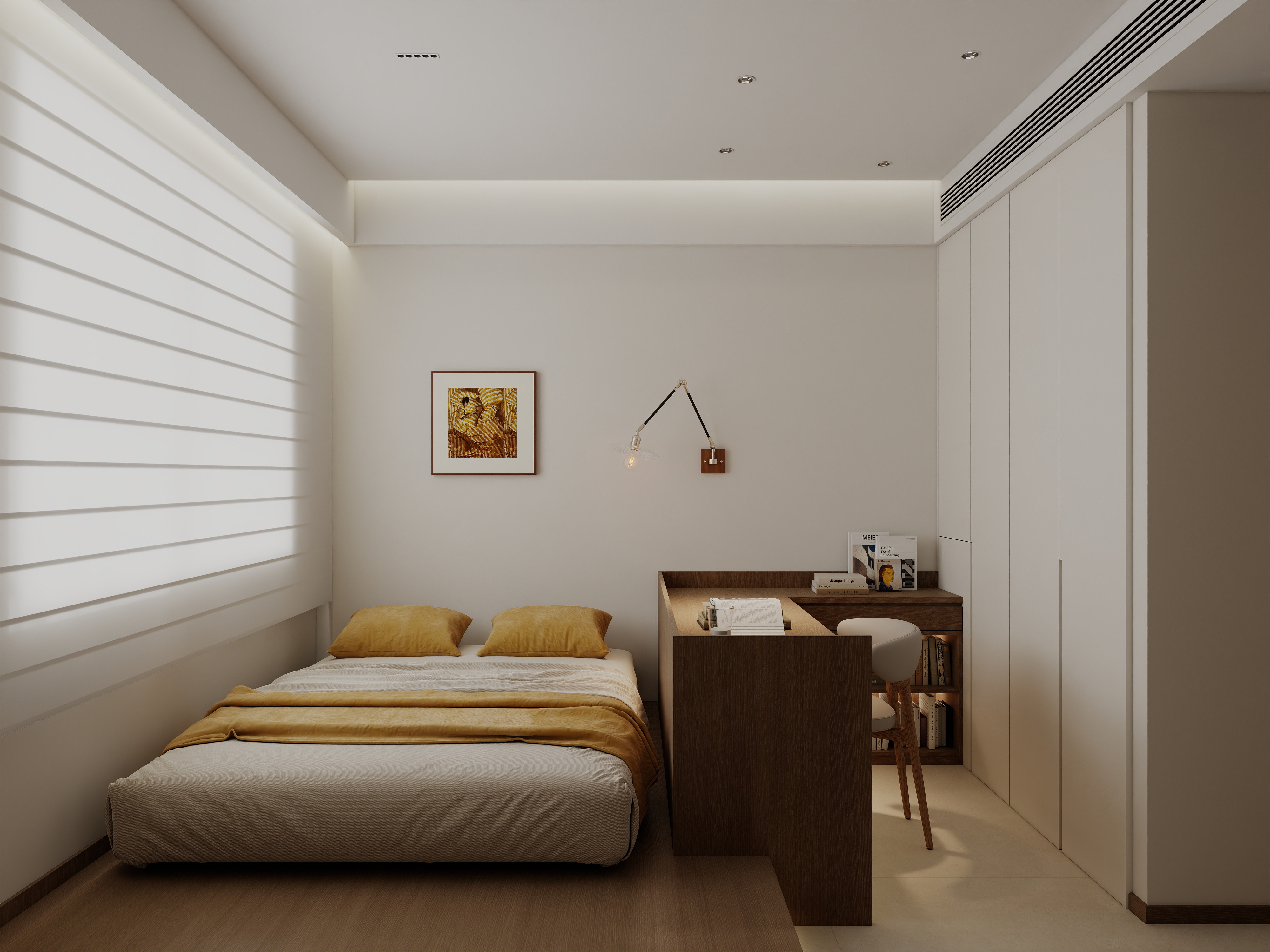 二七姓李-110㎡3室装修效果图