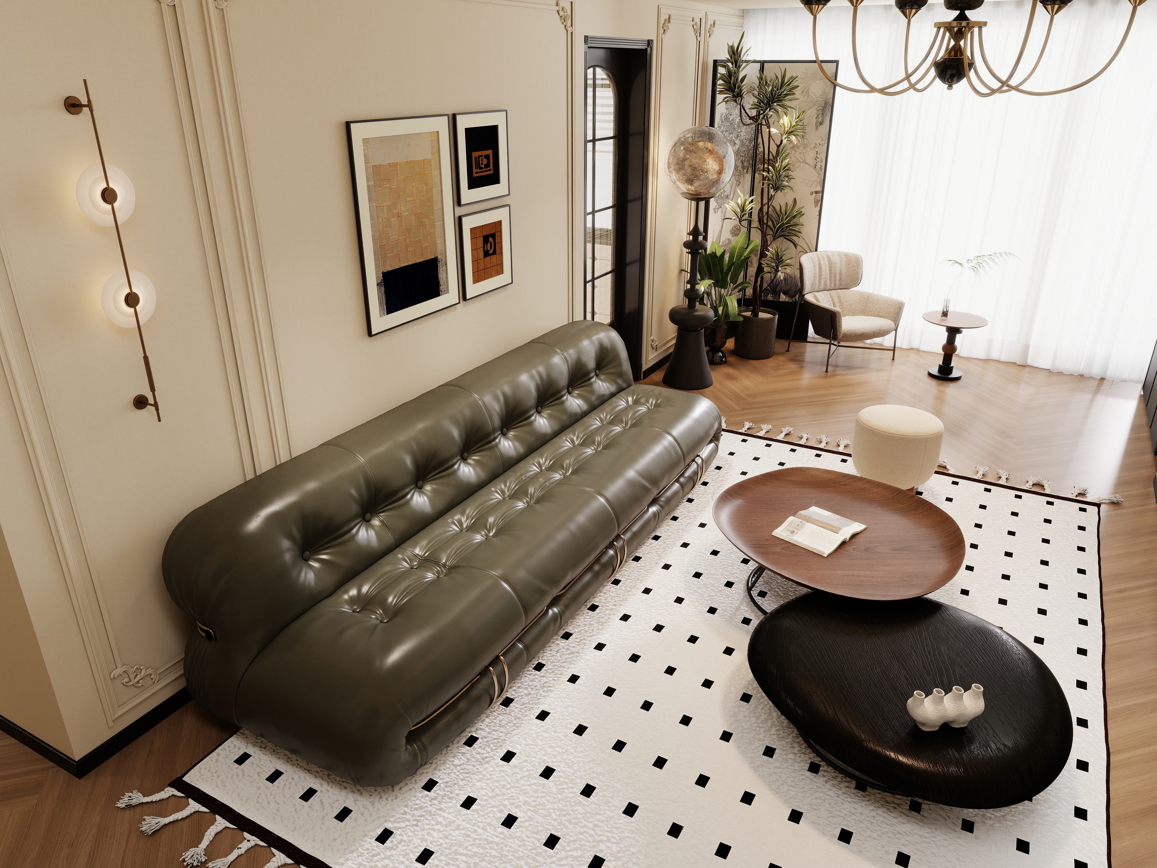 居里亚技术中心-法式中古装修效果图