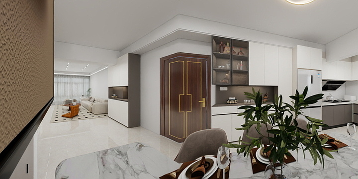 老板樱花全屋定制-凤凰家园一期公园里   4-2-402-装修设计方案