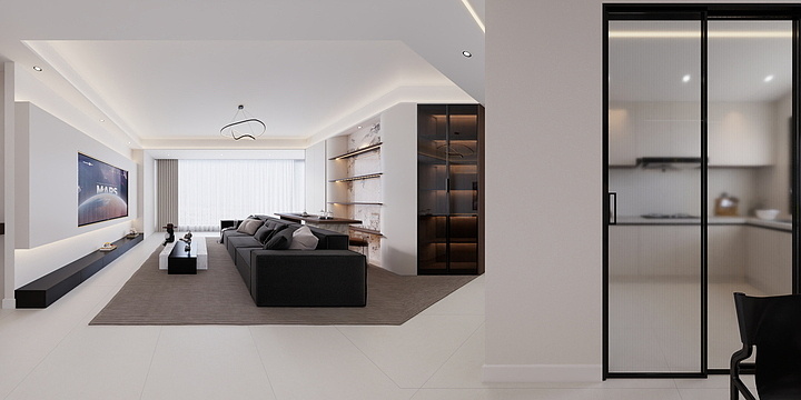 阜南家立方装饰-荣誉国府7#701-装修设计方案